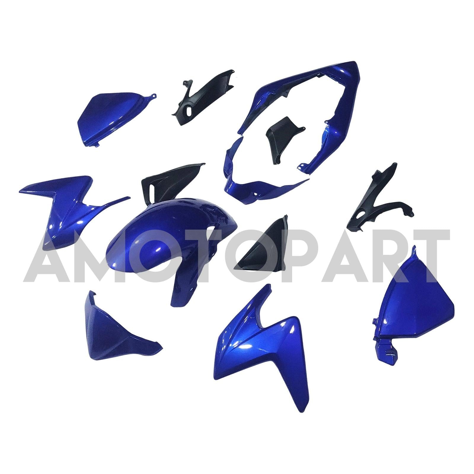 Amotopart Honda CB1000R 2008-2015 Blue&Black Fairing Kit