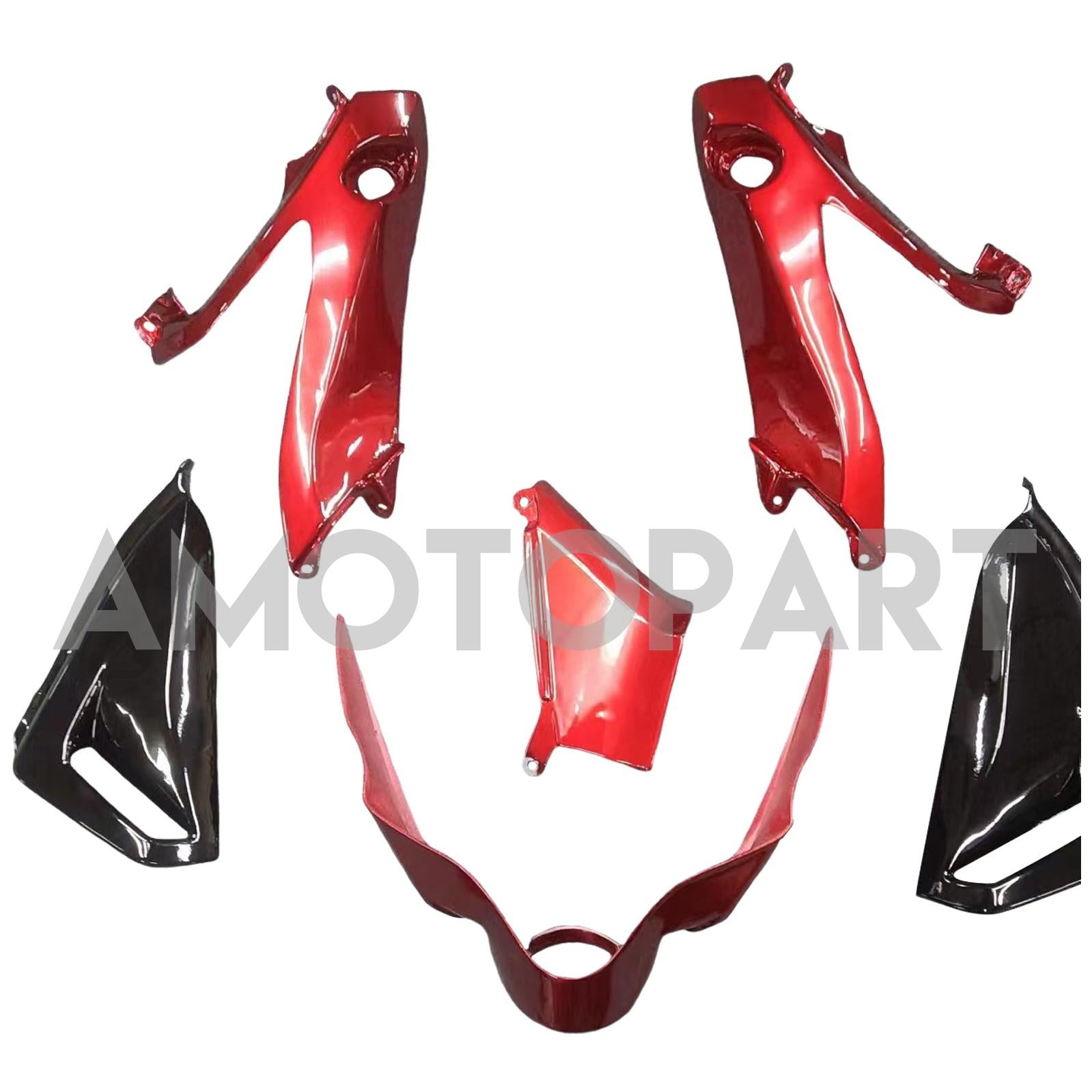 Amotopart Honda CB1000R 2008-2015 Rot&Schwarzes Verkleidungsset
