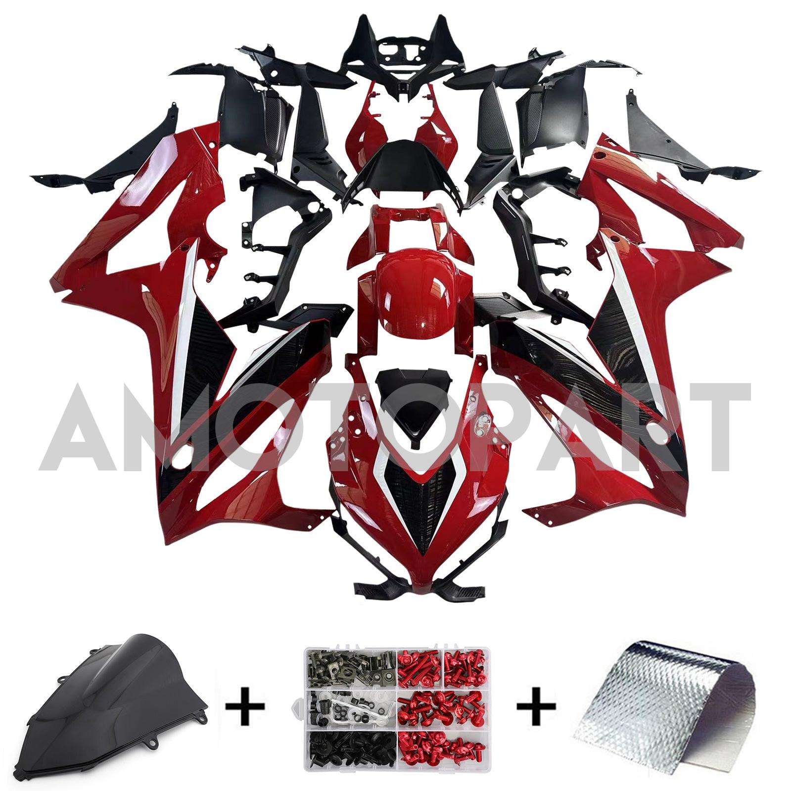 Amotopart Honda CBR650R 2019-2020 Red&Black Fairing Kit