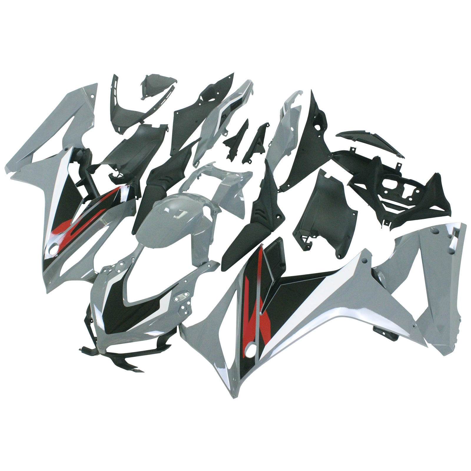 Amotopart Honda CBR650R 2019-2020 Black&White Fairing Kit