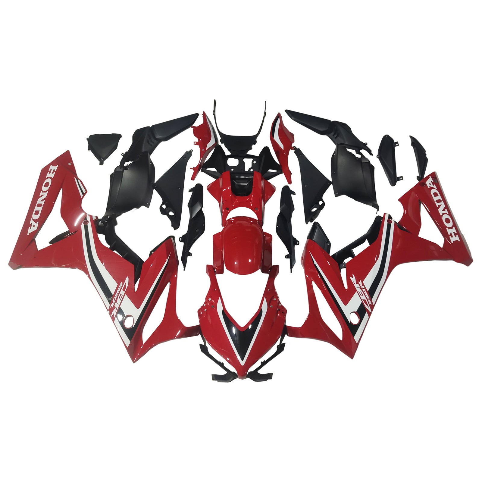Amotopart Honda CBR650R 2019-2020 Red&White Fairing Kit