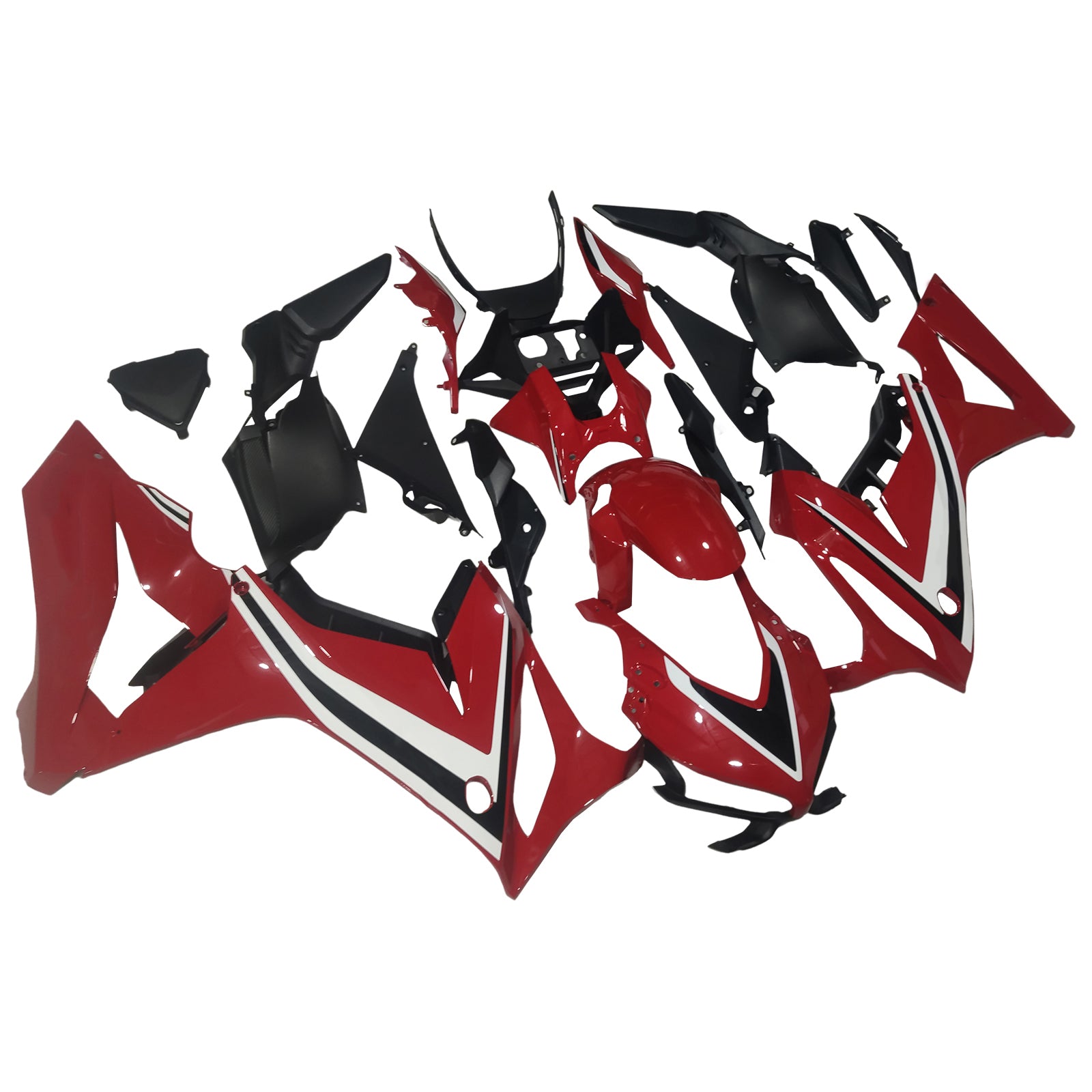Amotopart Honda CBR650R 2019-2020 Red&White Fairing Kit