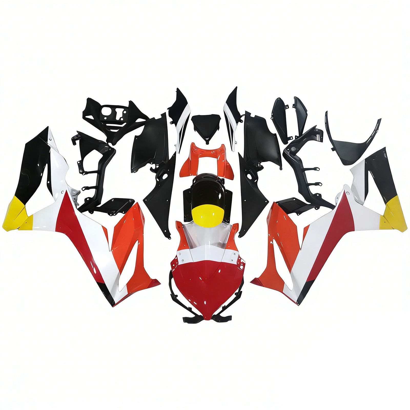 Amotopart 2019-2020 CBR650R Honda Red Orange Repsol Fairing Kit