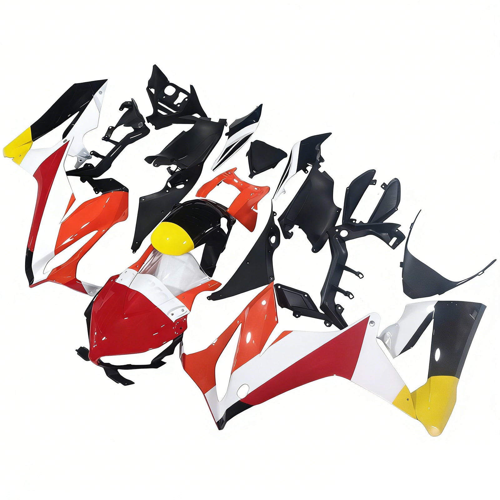 Amotopart 2019-2020 CBR650R Honda Red Orange Repsol Fairing Kit