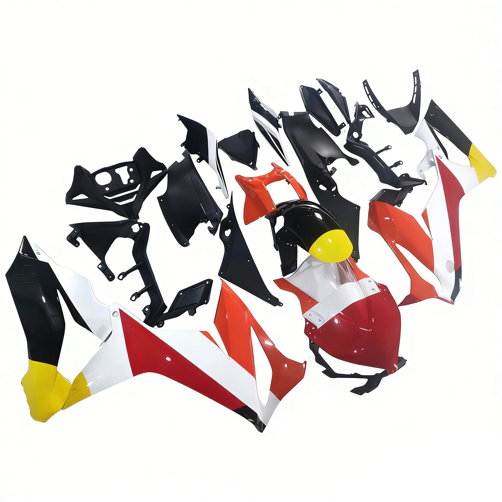 Amotopart 2019-2020 CBR650R Honda Red Orange Repsol Fairing Kit