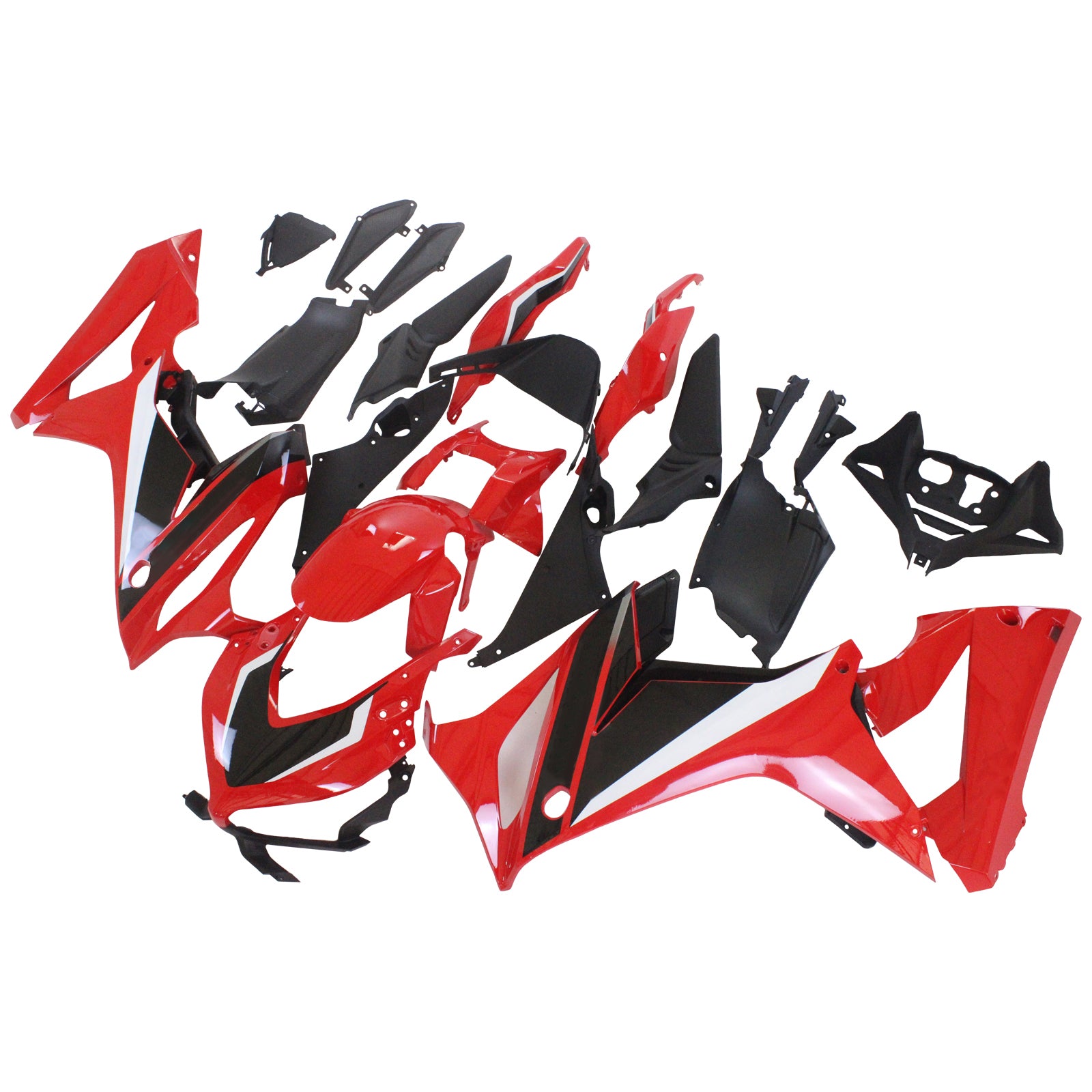 Amotopart Honda CBR650R 2021-2023 Red&Black Fairing Kit