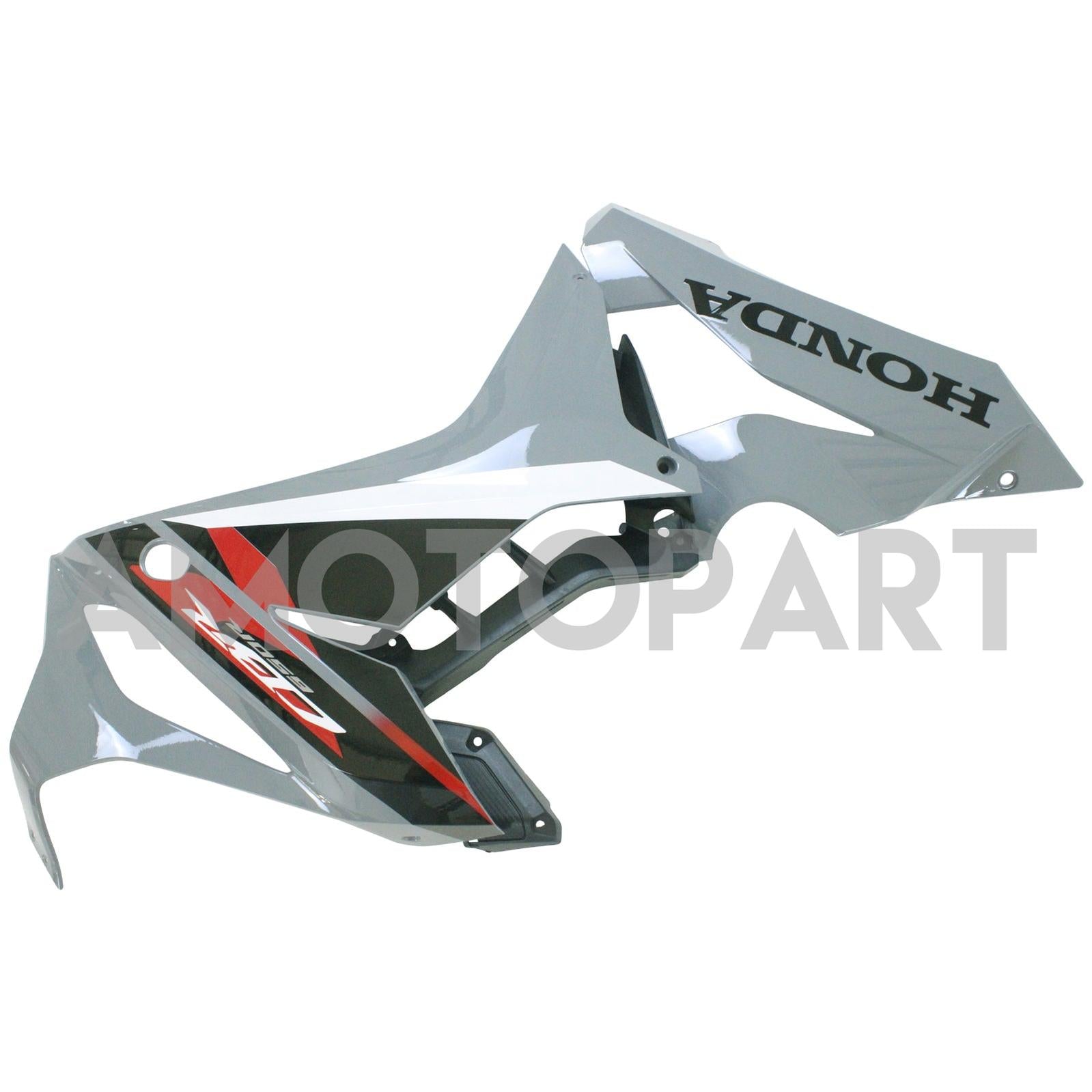 Amotopart Honda CBR650R 2021-2023 Kit de carénage noir gris
