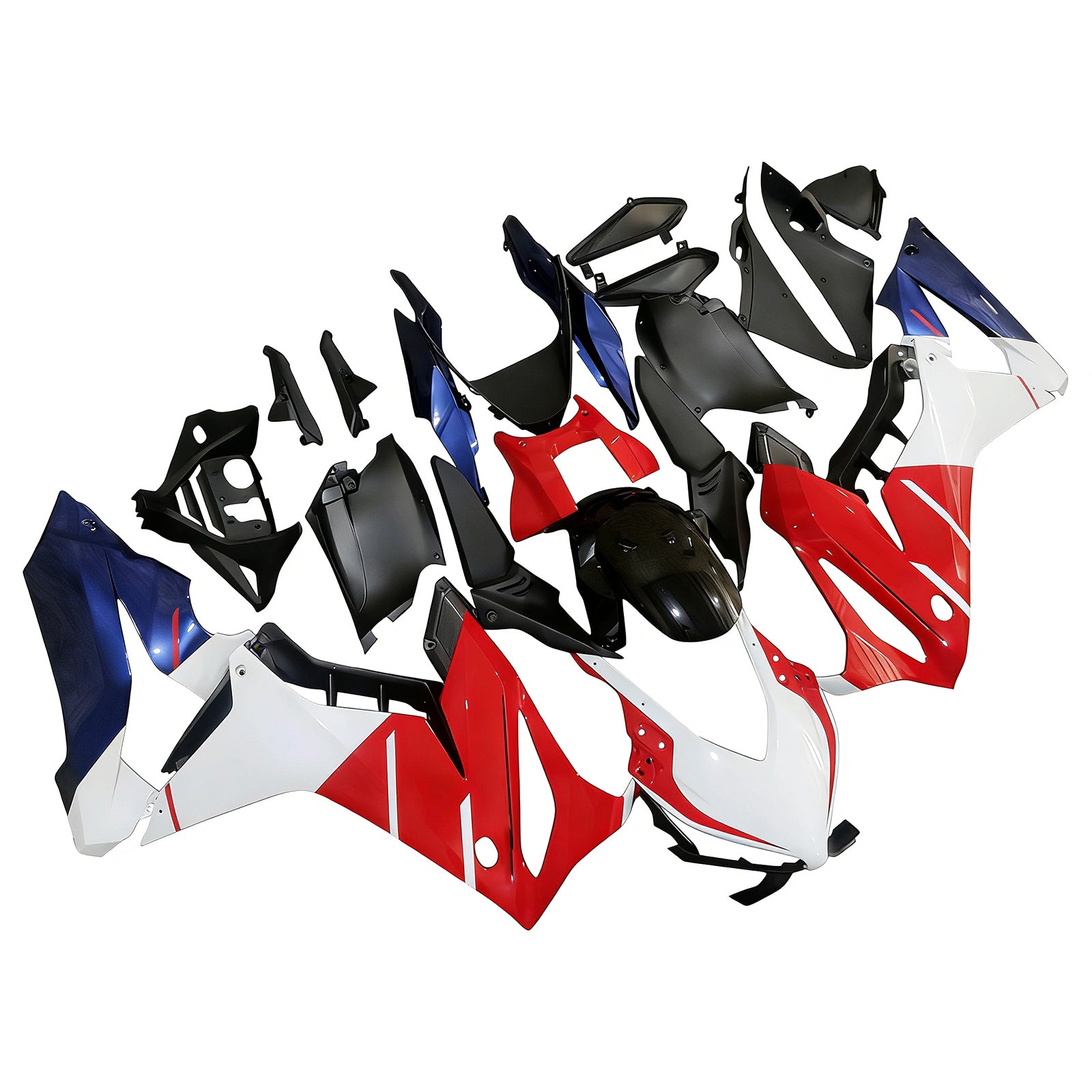 Amotopart 2021-2023 CBR650R Honda Red & Black Fairing Kit