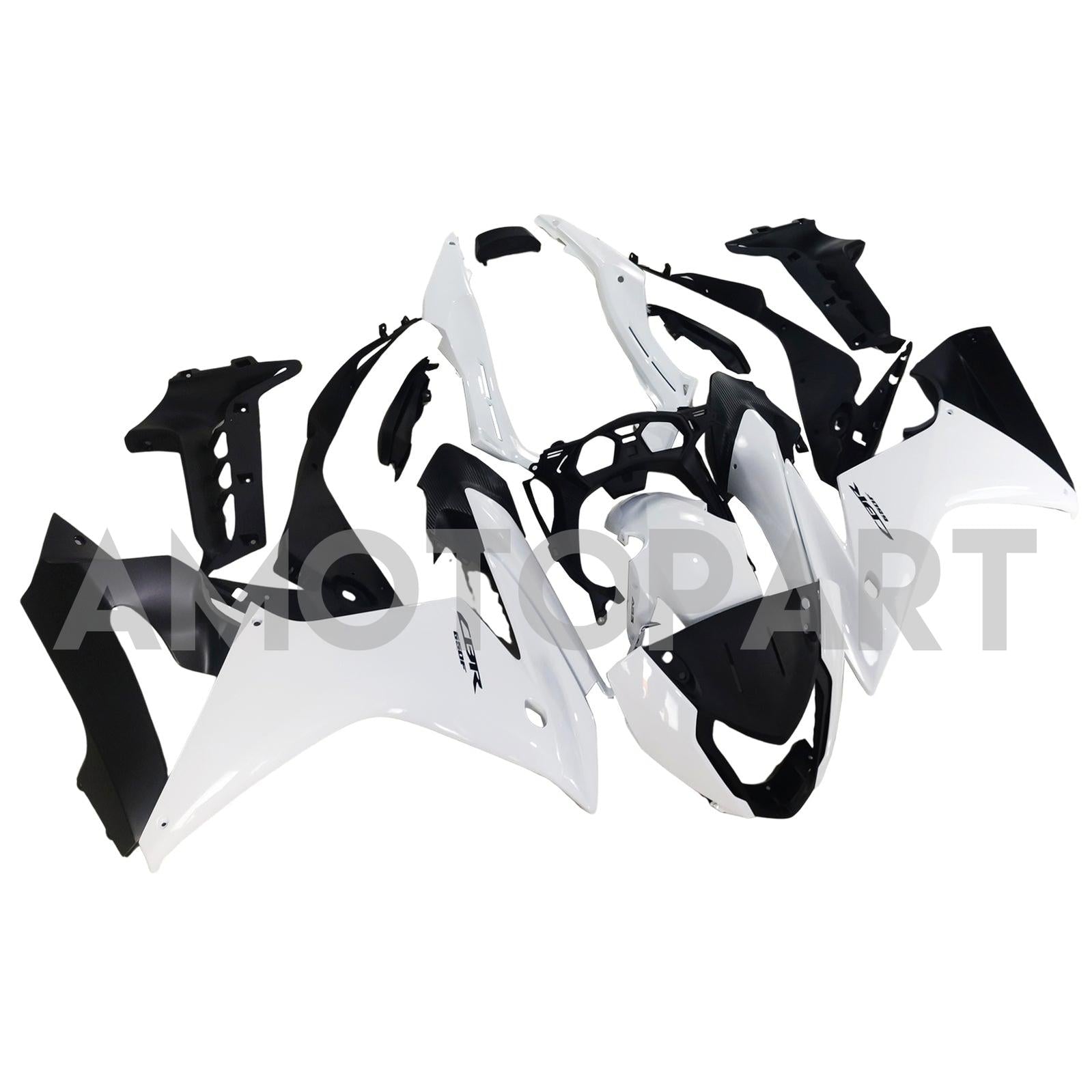 Amotopart Honda CBR650F 2014-2016 White Style1 Fairing Kit