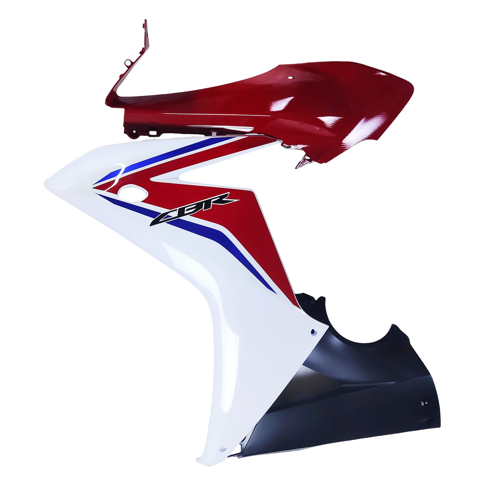 Amotopart Honda CBR650F 2014-2016 Rot&Weißes Verkleidungsset