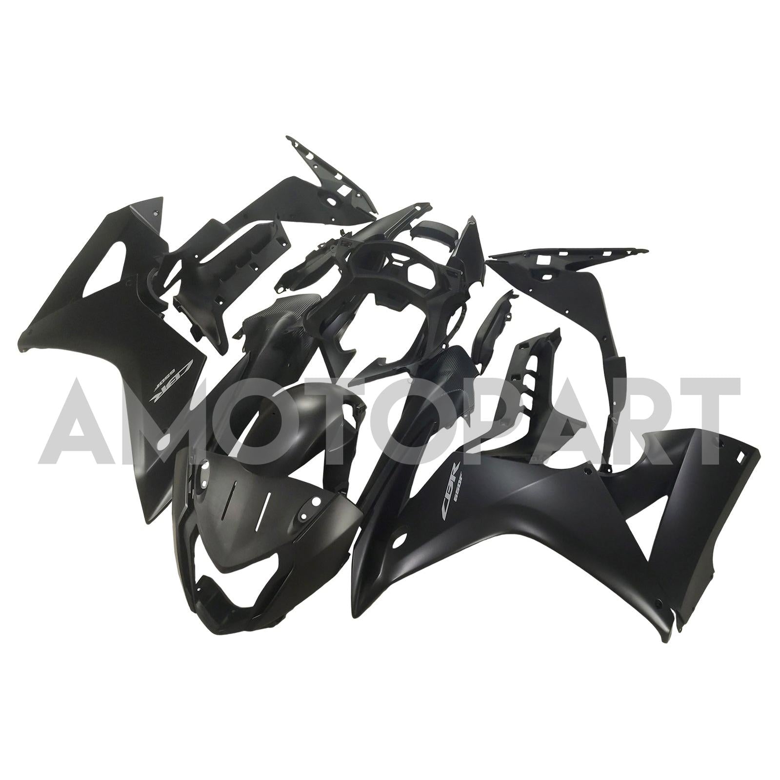 Amotopart Honda CBR650F 2014-2016 Matte Black Style2 Fairing Kit