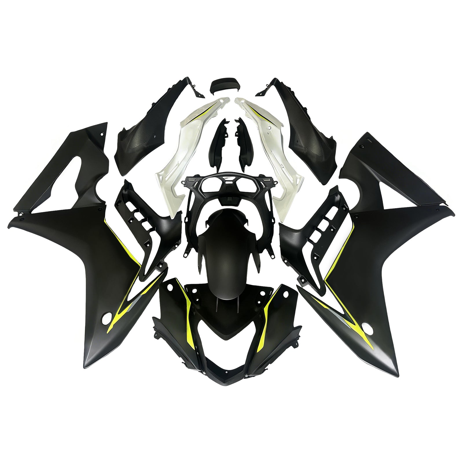 Amotopart Honda CBR650F 2014-2016 Matte Black Style3 Fairing Kit