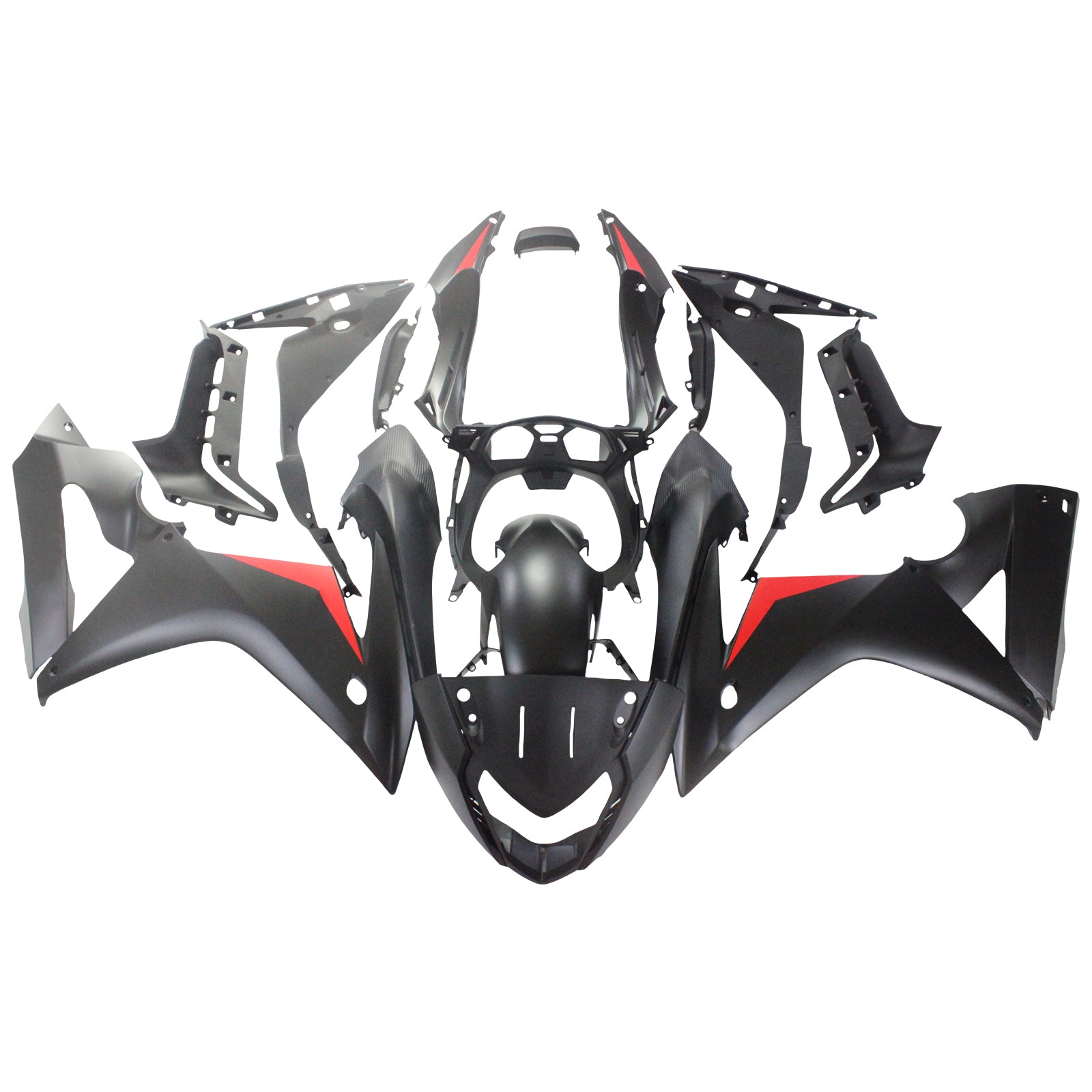 Amotopart Honda CBR650F 2014-2016 Matte Black Style1 Fairing Kit