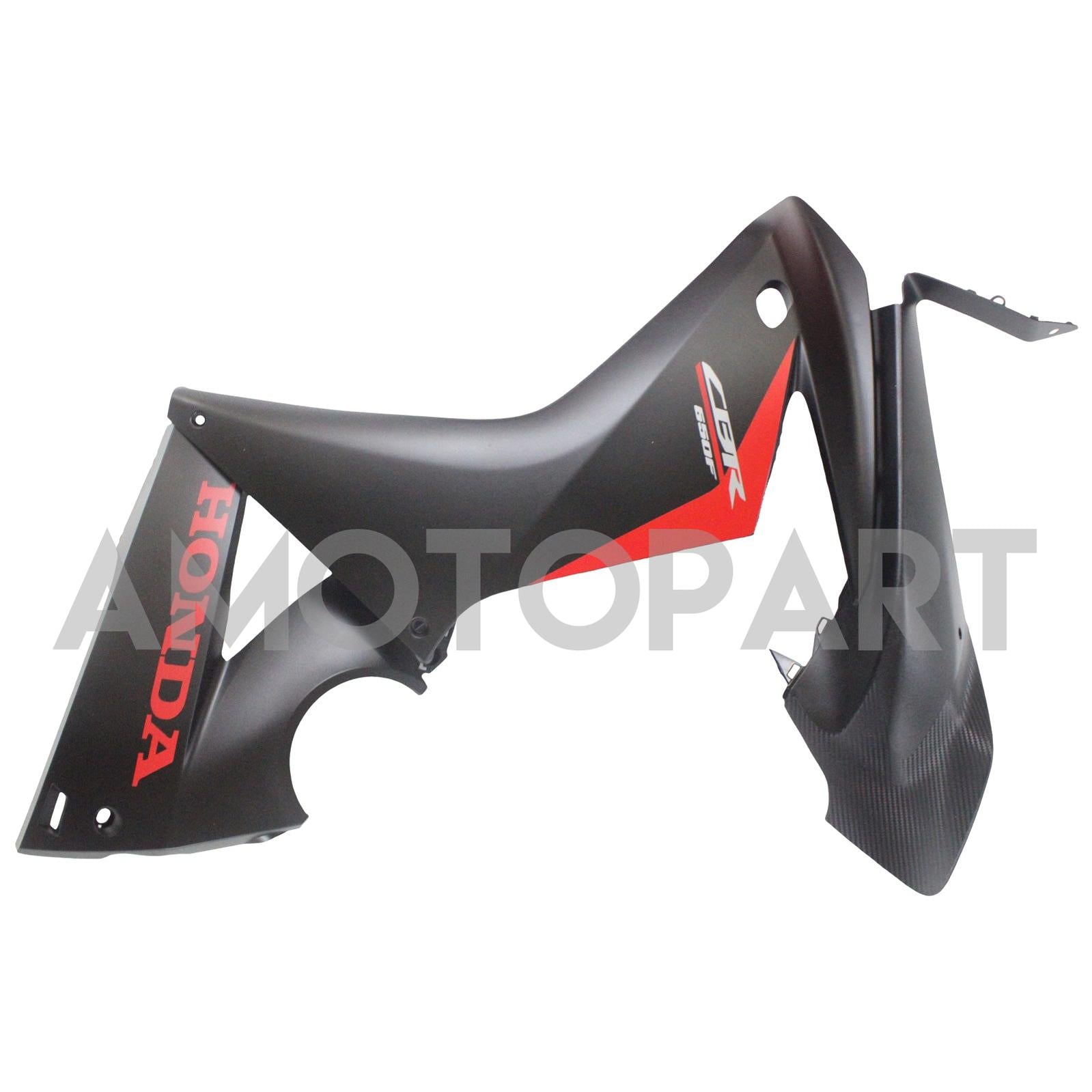 Amotopart Honda CBR650F 2014-2016 Matte Black Style1 Fairing Kit
