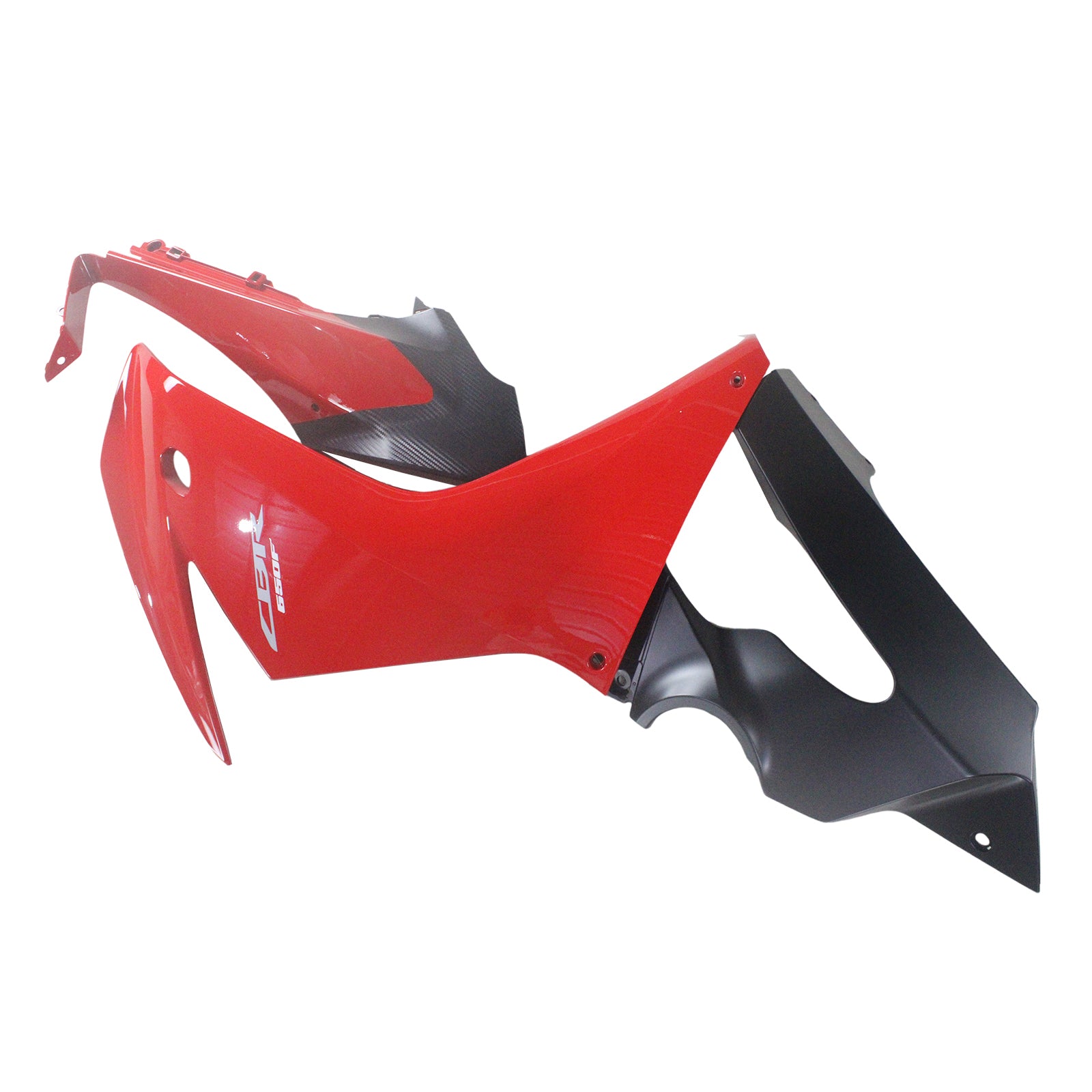 Amotopart Honda CBR650F 2014-2016 Kit de carénage rouge