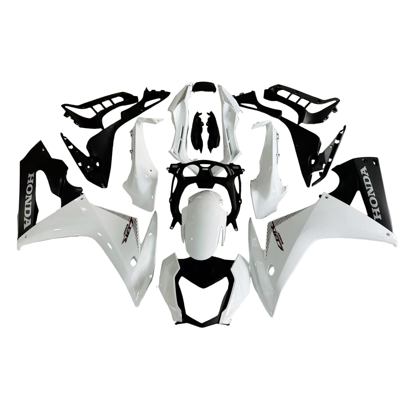 Amotopart Honda CBR650F 2014-2016 White Style2 Fairing Kit