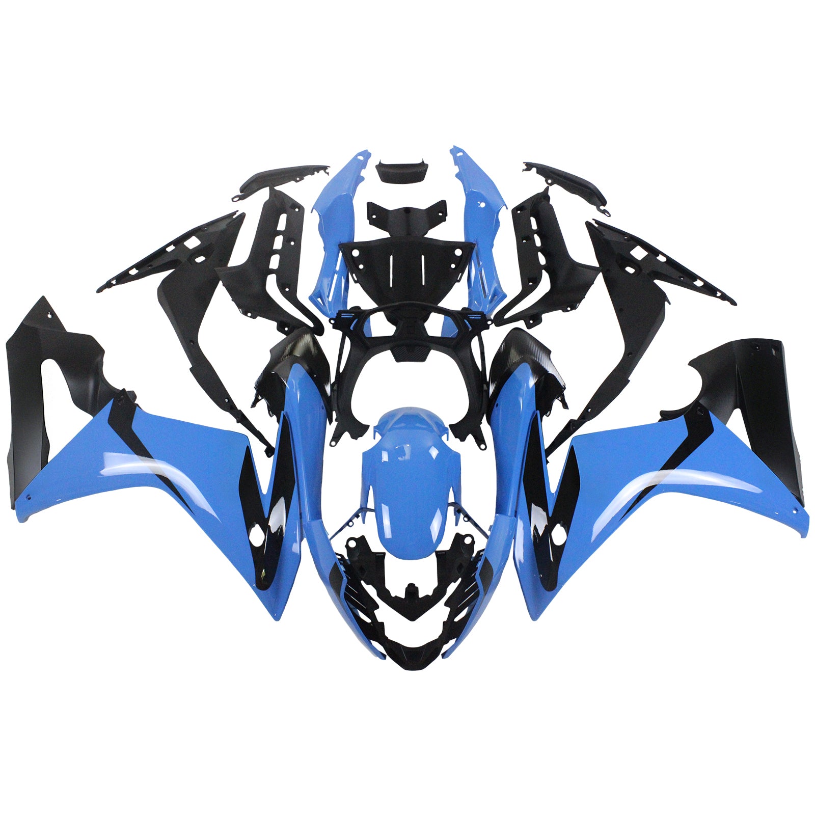 Amotopart Honda CBR650F 2014-2016 Blue&Black Fairing Kit