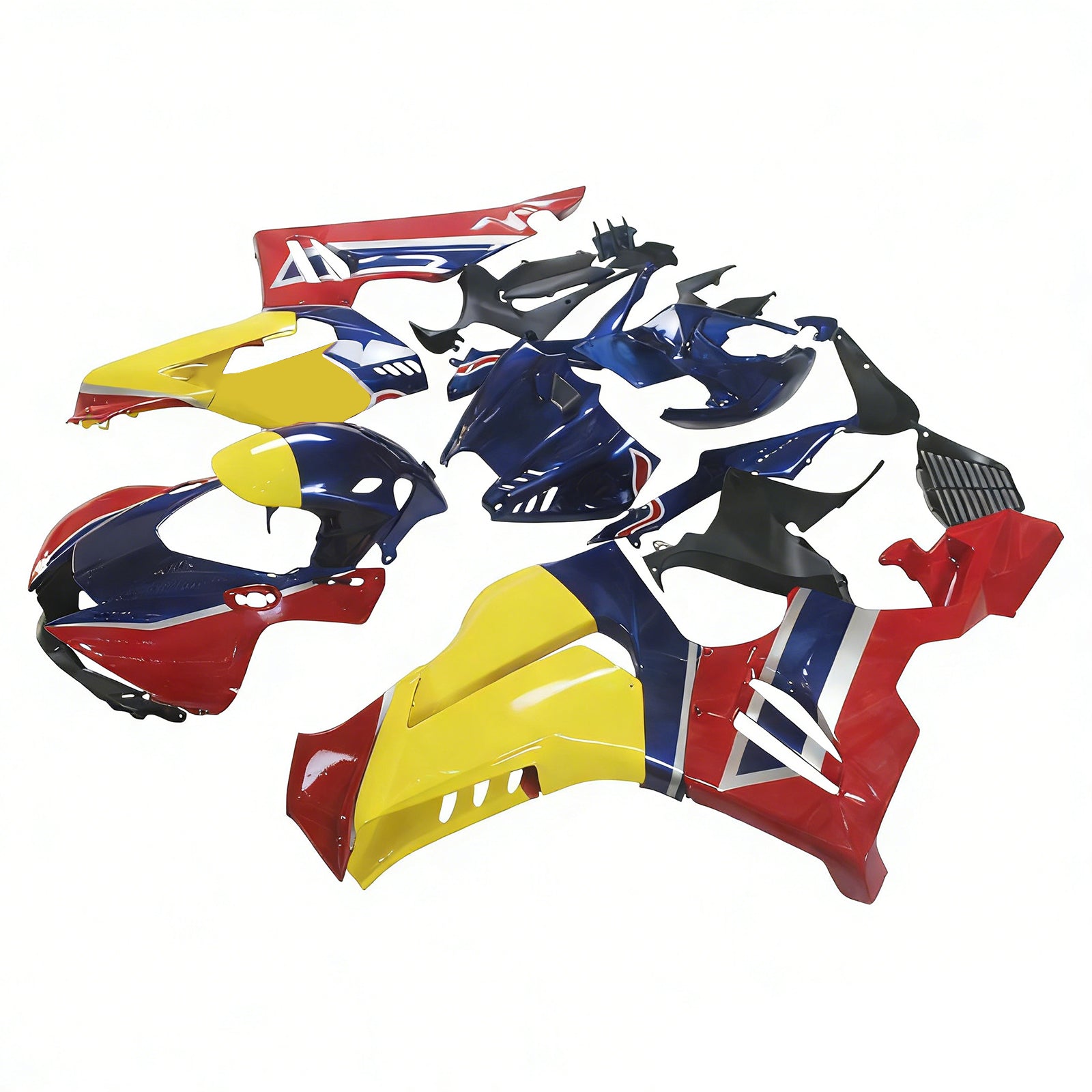 Amotopart 2020-2023 Honda CBR1000RR-R Red Yellow Blue Fairing Kit
