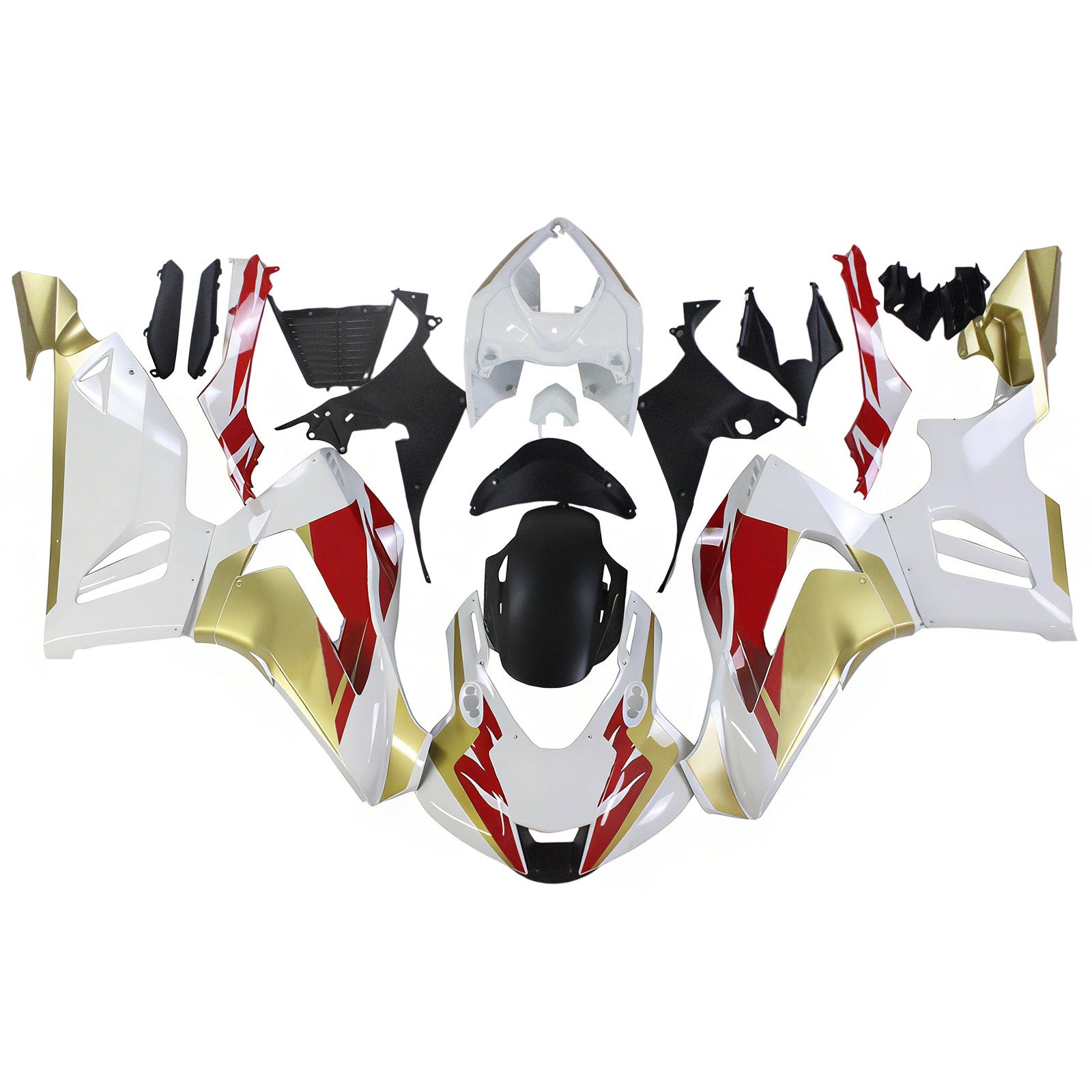 Amotopart Honda CBR1000RR-R 2020-2023 Gelb&Rotes Verkleidungsset