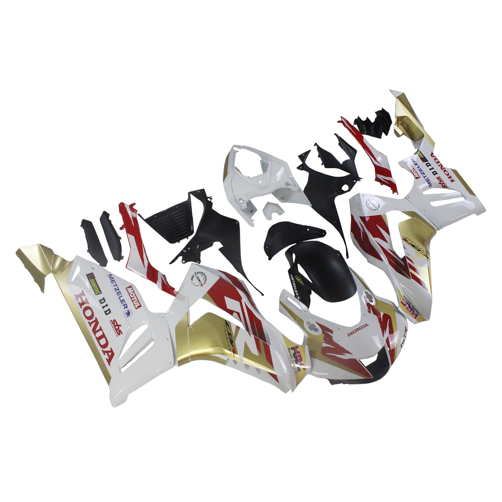 Amotopart Honda CBR1000RR-R 2020-2023 Gelb&Rotes Verkleidungsset
