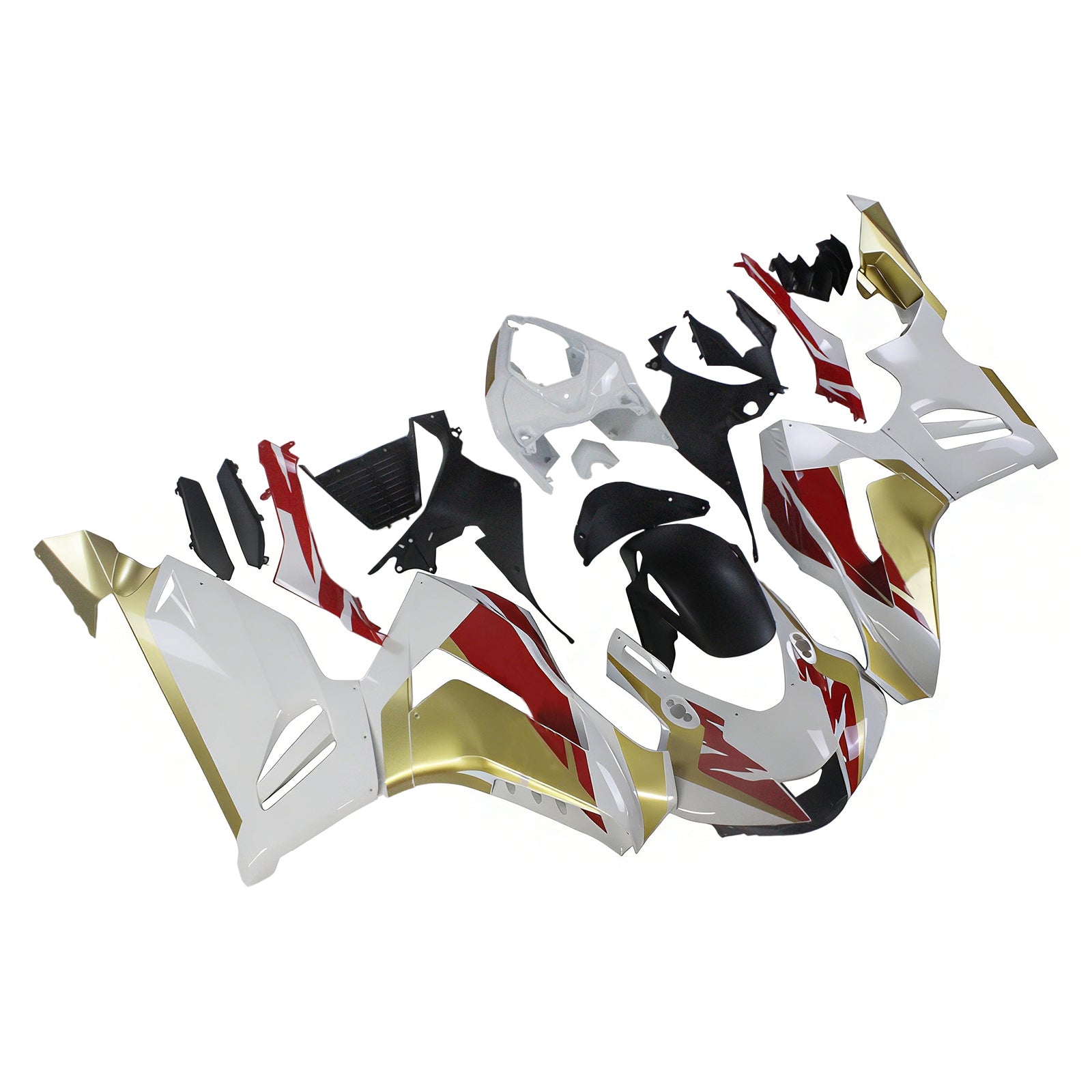 Amotopart Honda CBR1000RR-R 2020-2023 Gelb&Rotes Verkleidungsset