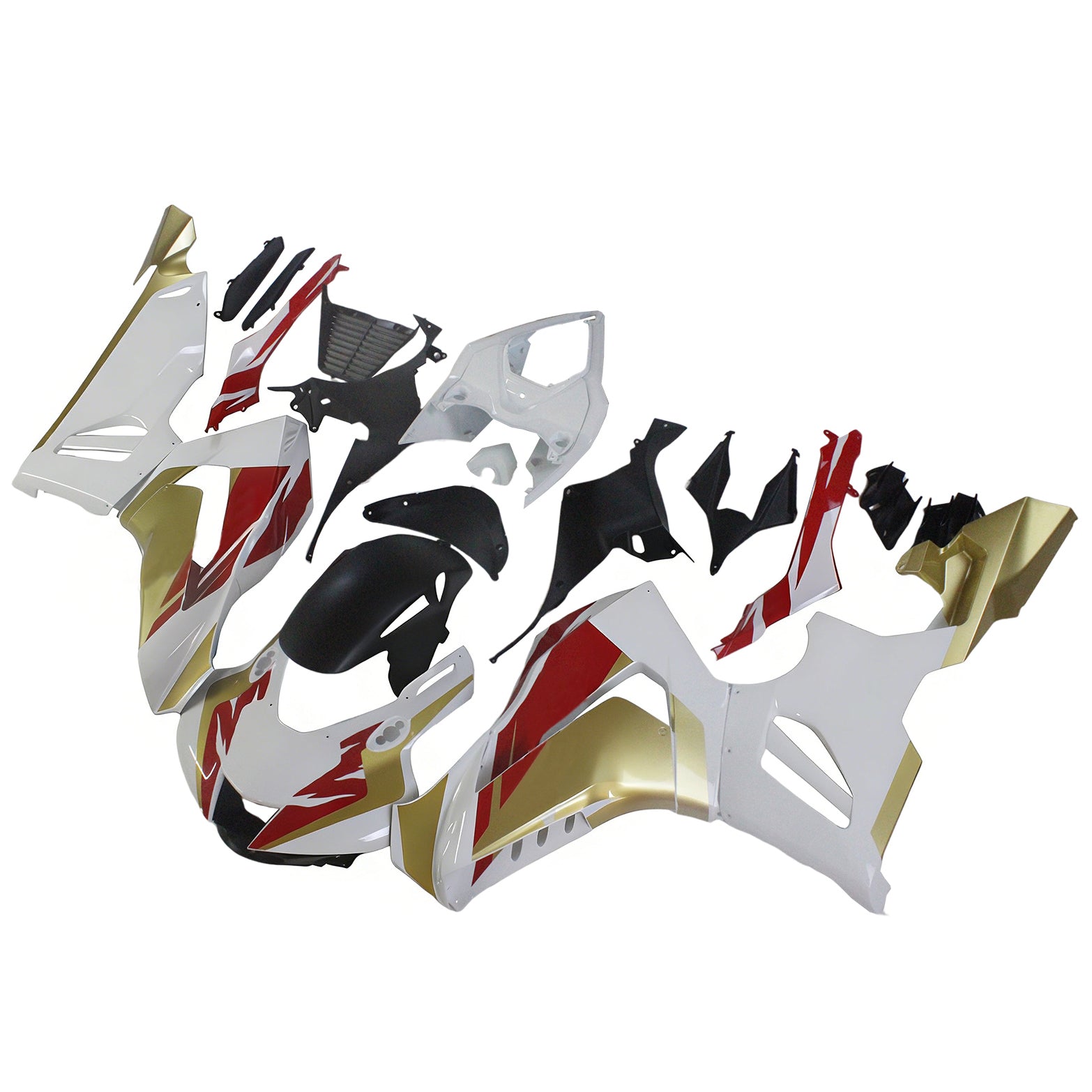 Amotopart Honda CBR1000RR-R 2020-2023 Gelb&Rotes Verkleidungsset