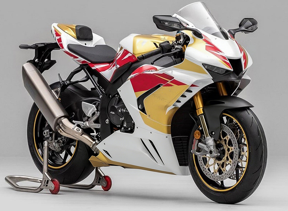 Amotopart Honda CBR1000RR-R 2020-2023 Gelb&Rotes Verkleidungsset