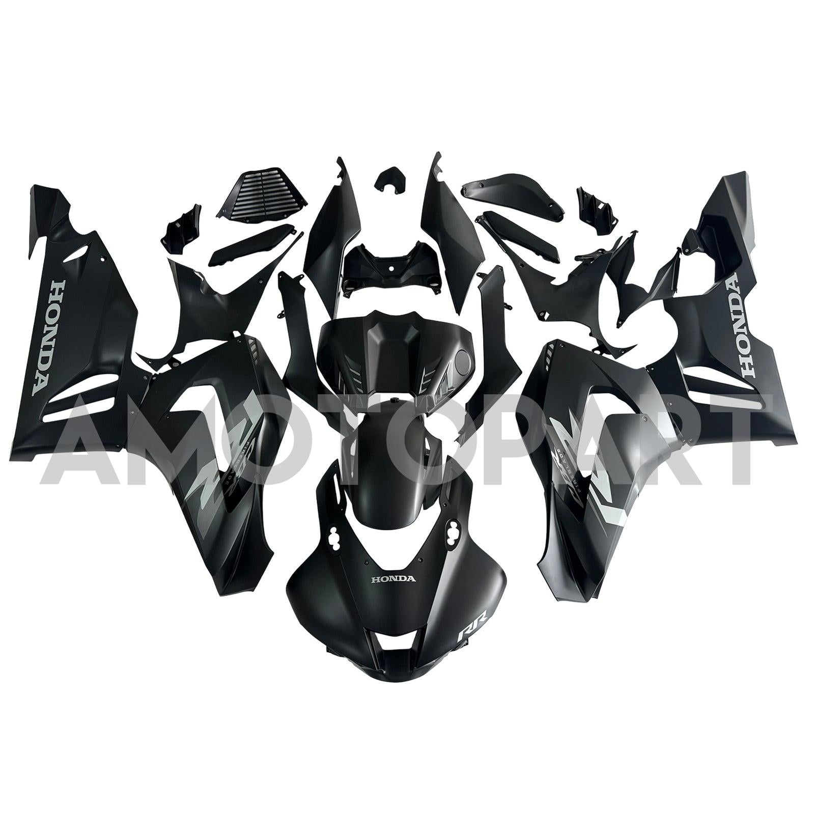 Amotopart Honda CBR1000RR-R 2020-2023 Matte Black Fairing Kit