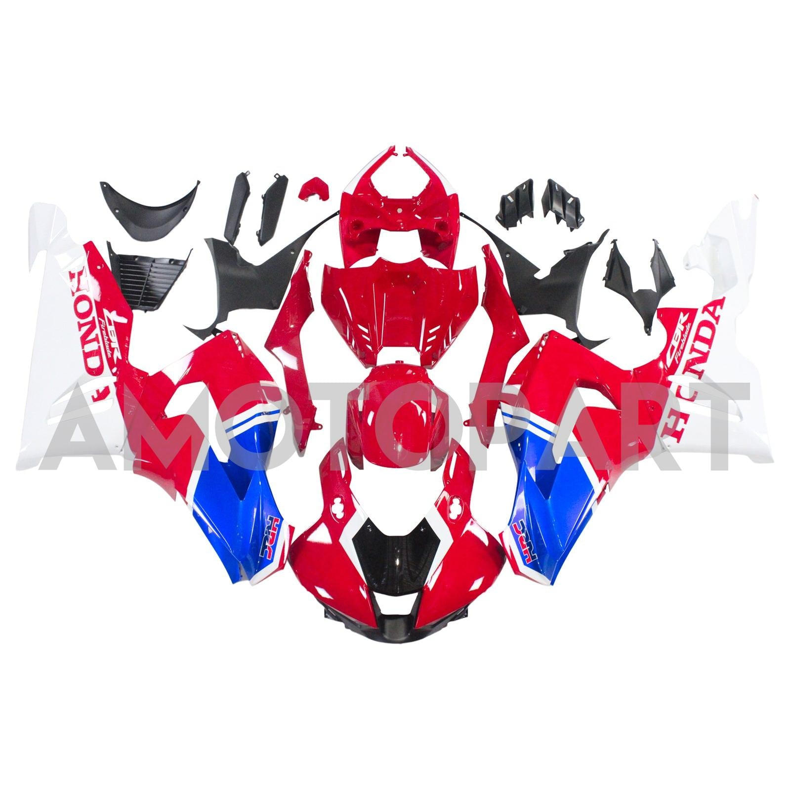 Amotopart Honda CBR1000RR-R 2020-2023 Blue&Red Style4 Fairing Kit