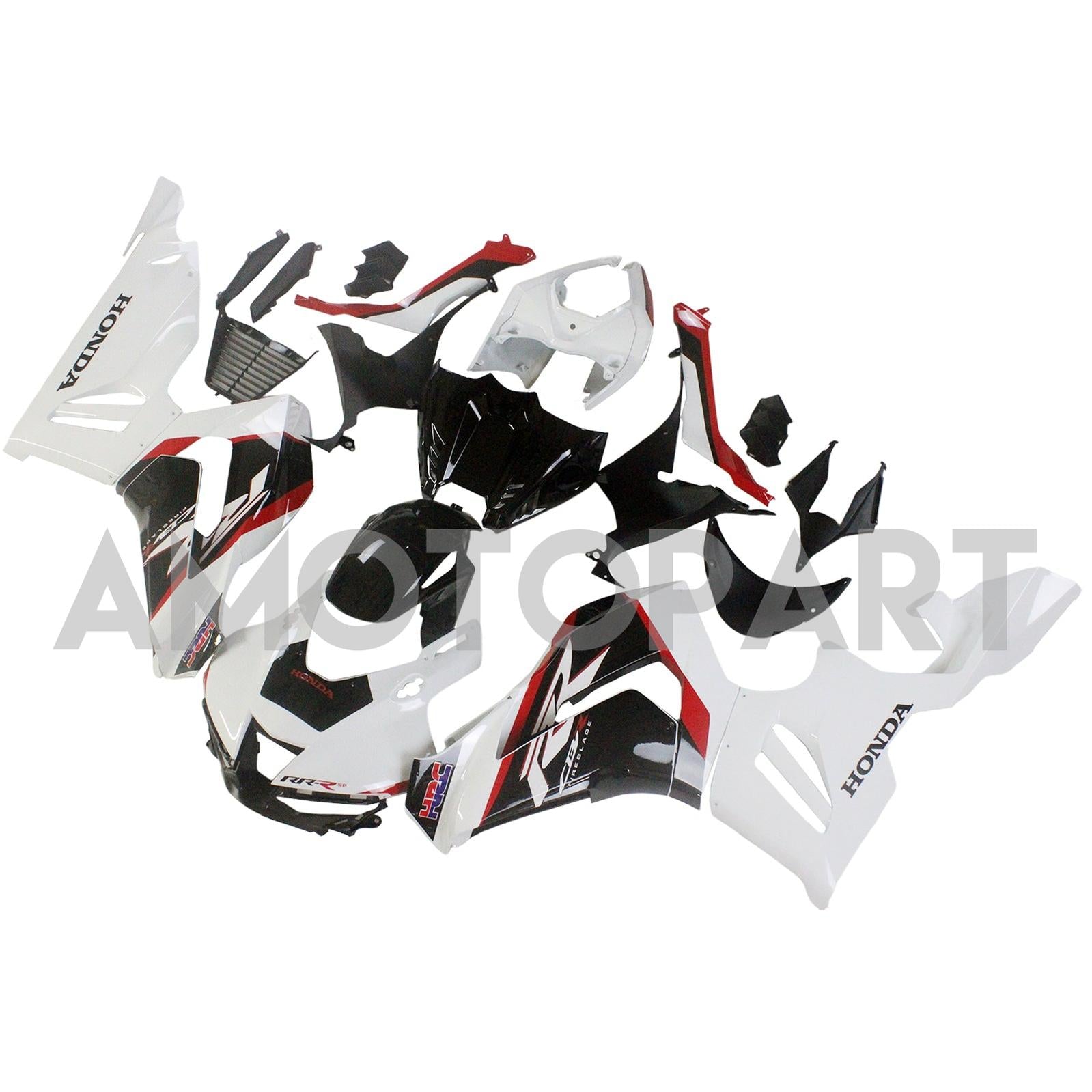 Amotopart 2020-2023 CBR1000RR-R Honda White&Red Style2 Fairing Kit