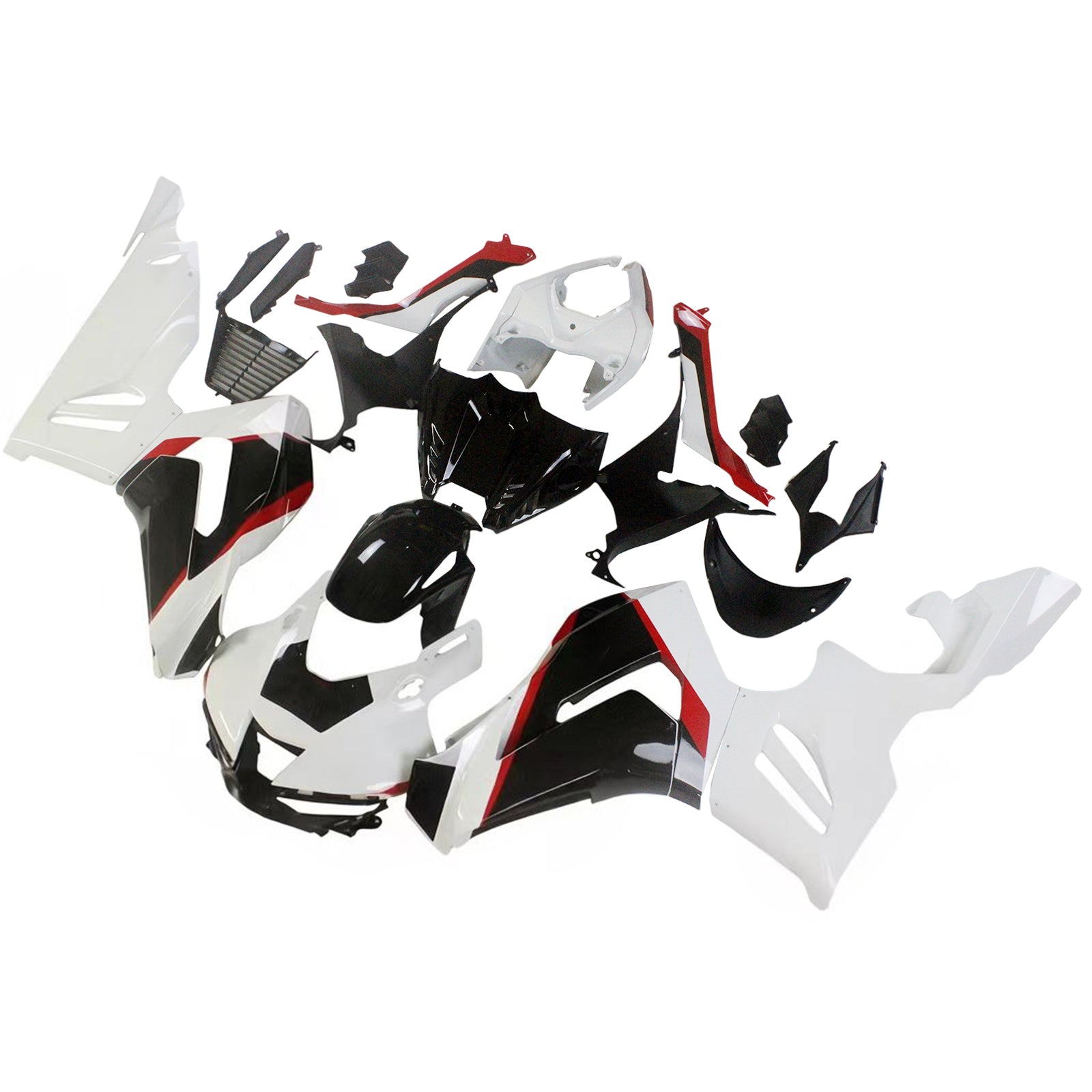 Amotopart 2020-2023 CBR1000RR-R Honda White Red Fairing Kit