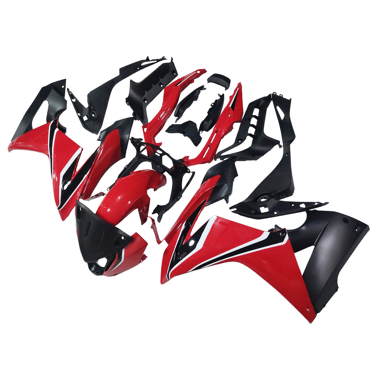 Amotopart 2017-2019 Honda CBR650F Rot&Schwarzes Verkleidungsset