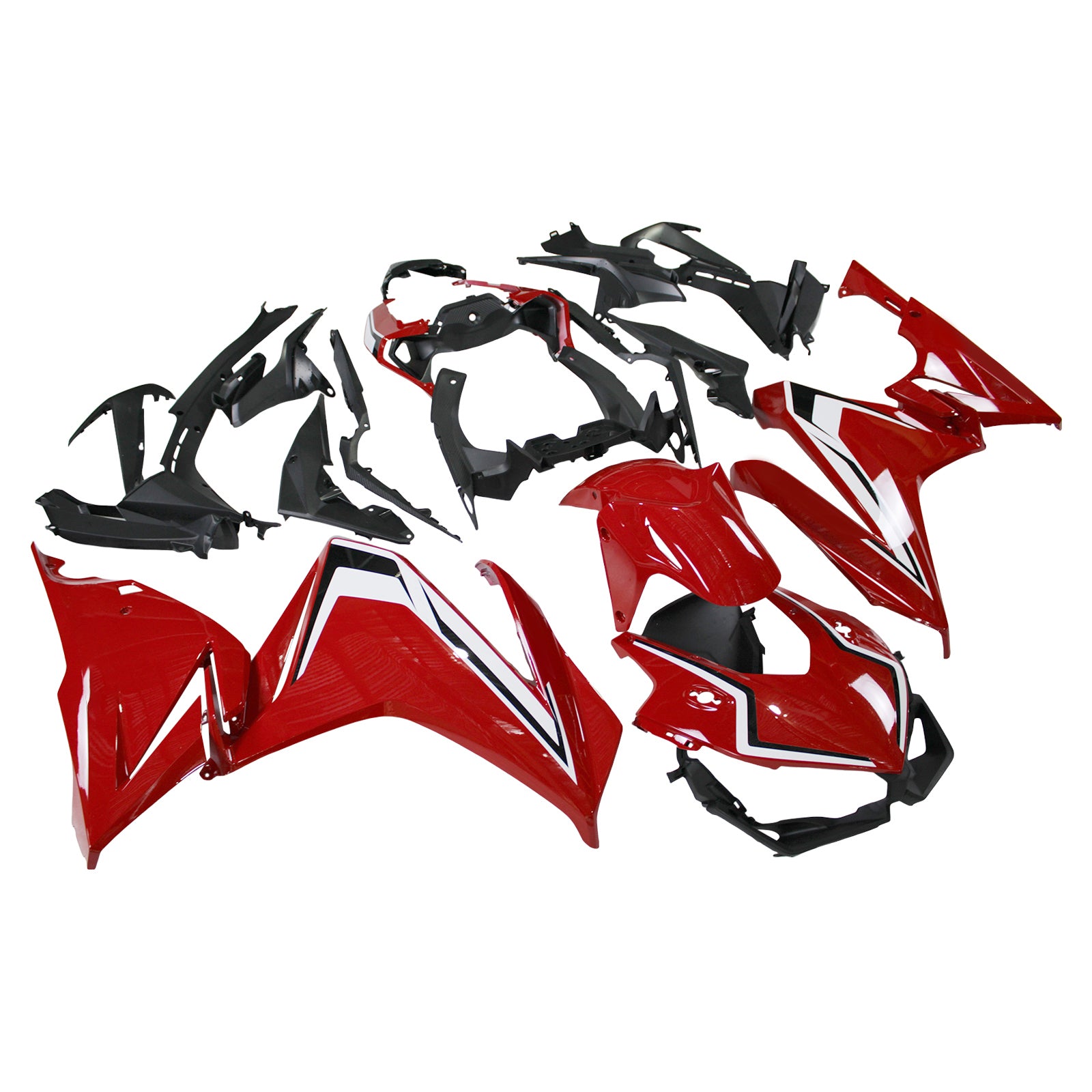 Amotopart 2019-2021 CBR500R Honda Red Fairing Kit