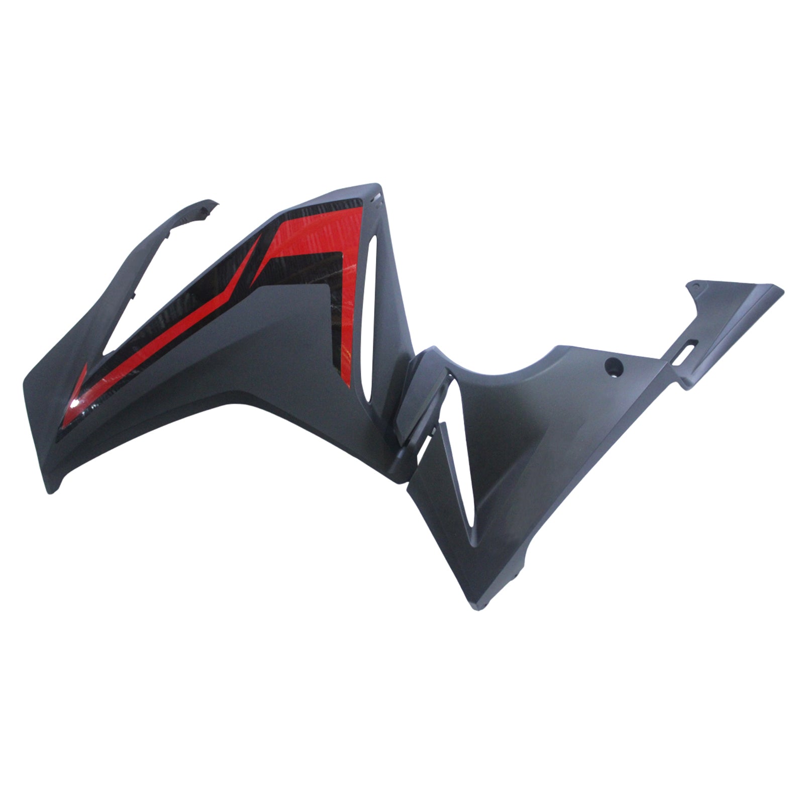 Amotopart 2019-2021 CBR500R Honda Black with Red Accents Style2 Kit de carénage