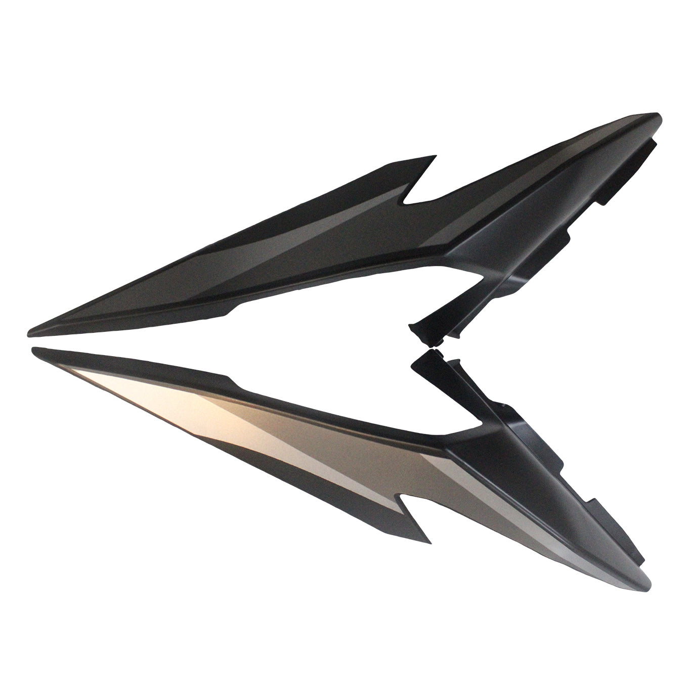 Amotopart 2019-2021 CBR500R Honda Kit de carenado gris y negro