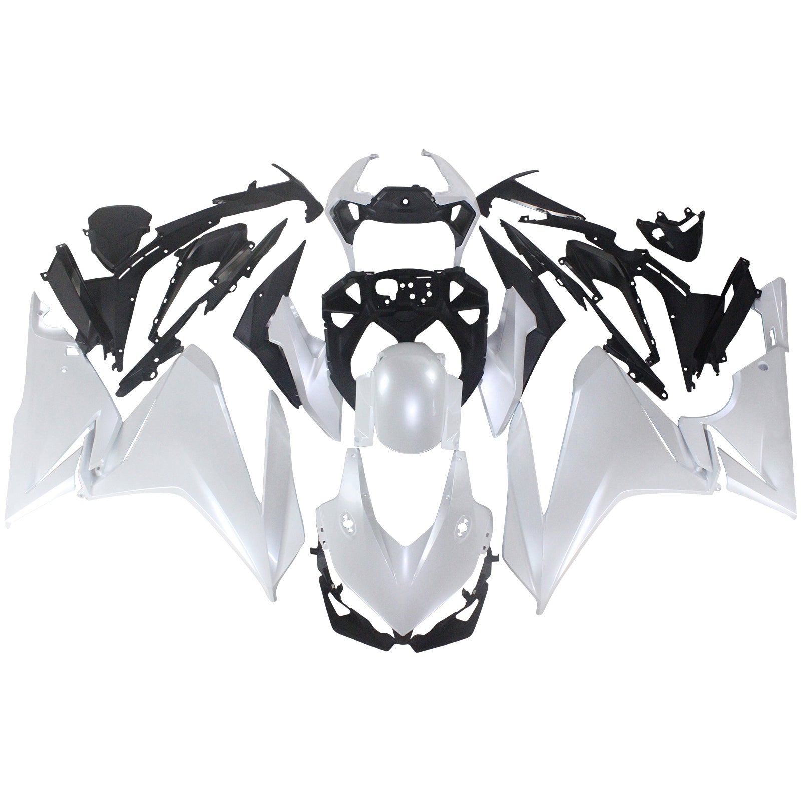 Amotopart 2019-2021 CBR500R ホンダ ホワイト ブラックロゴ付き フェアリングキット