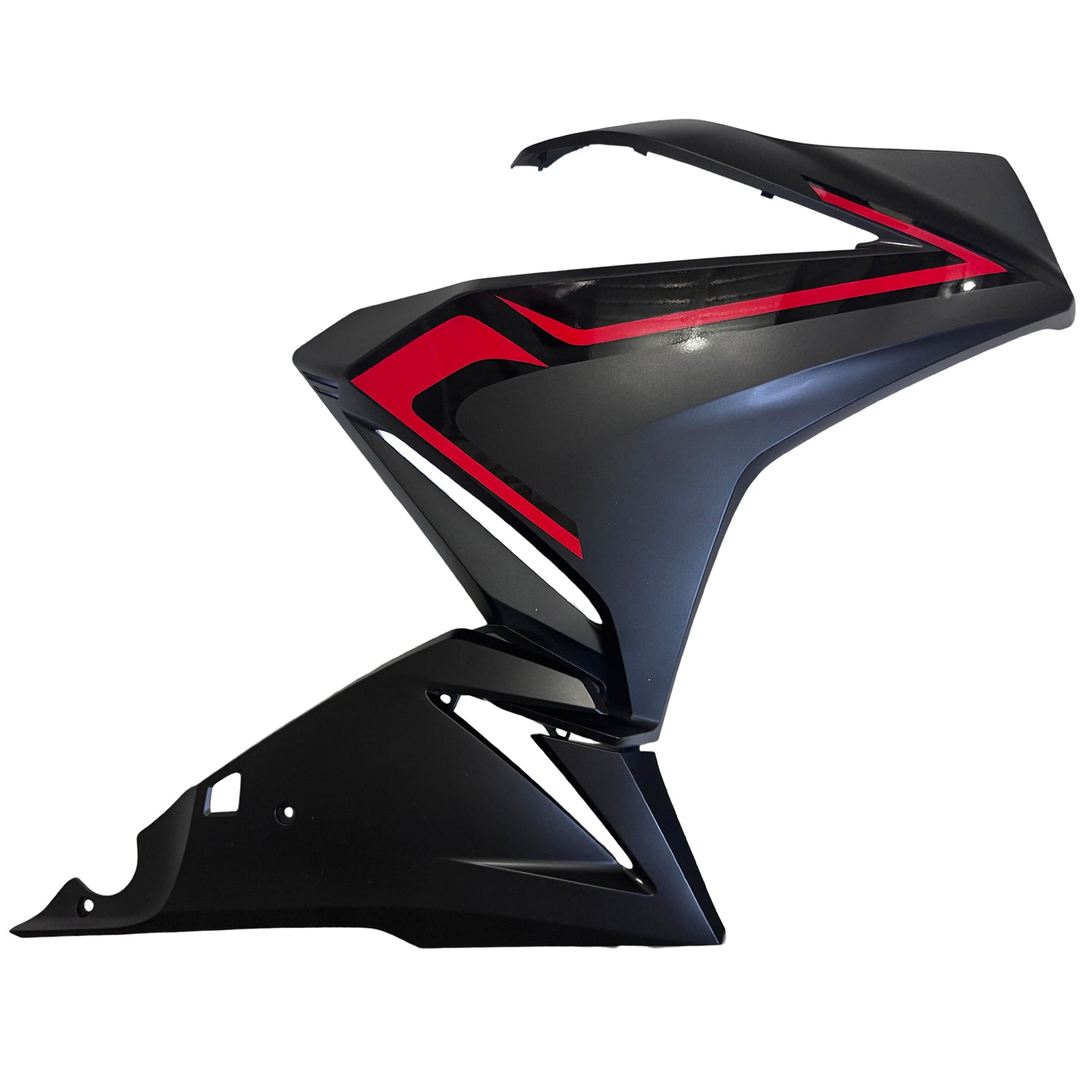 Amotopart 2019-2021 Honda CBR500R Mattes Black Red Fearing Kit