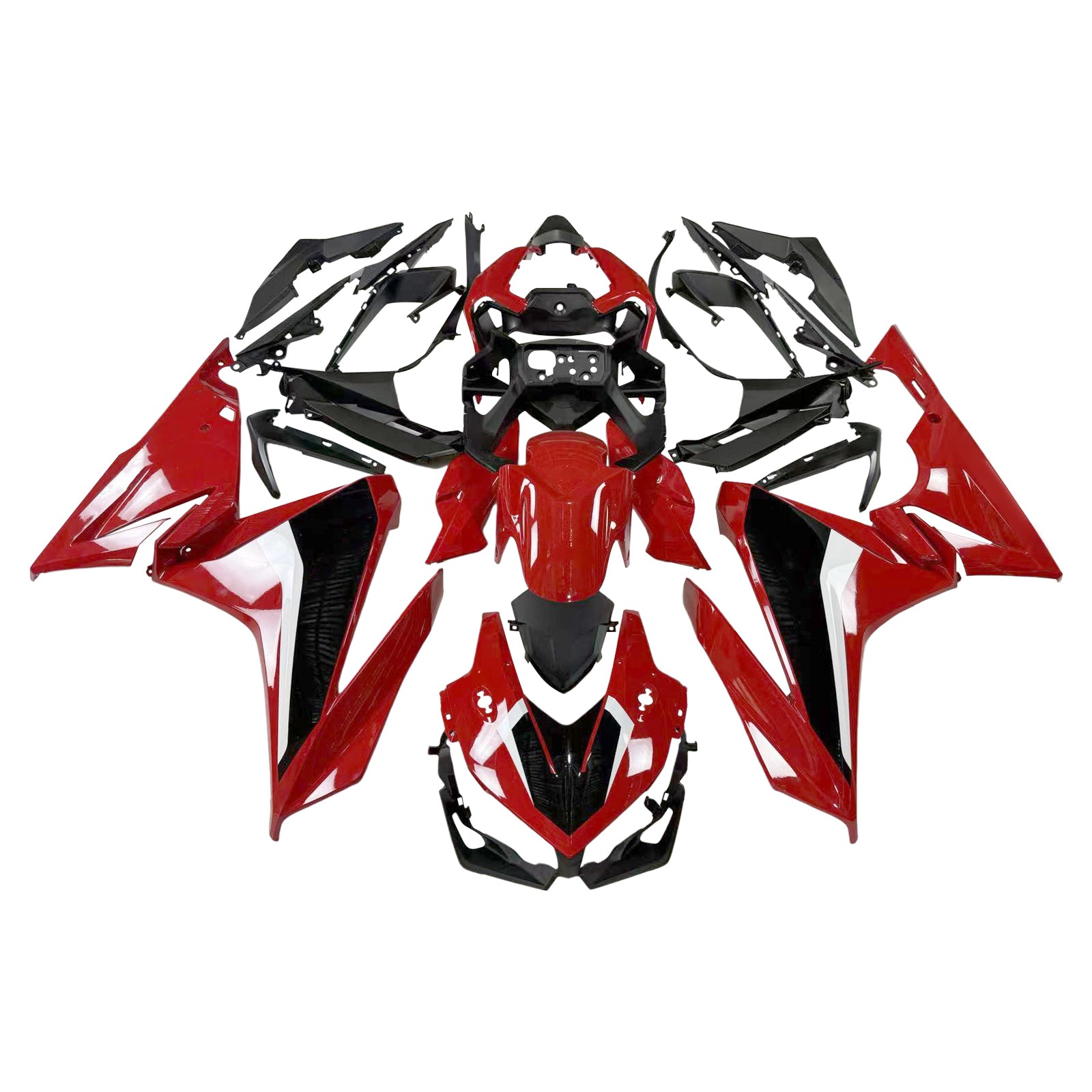 Amotopart 2022-2023 CBR500R Honda Red&Black Fairing Kit