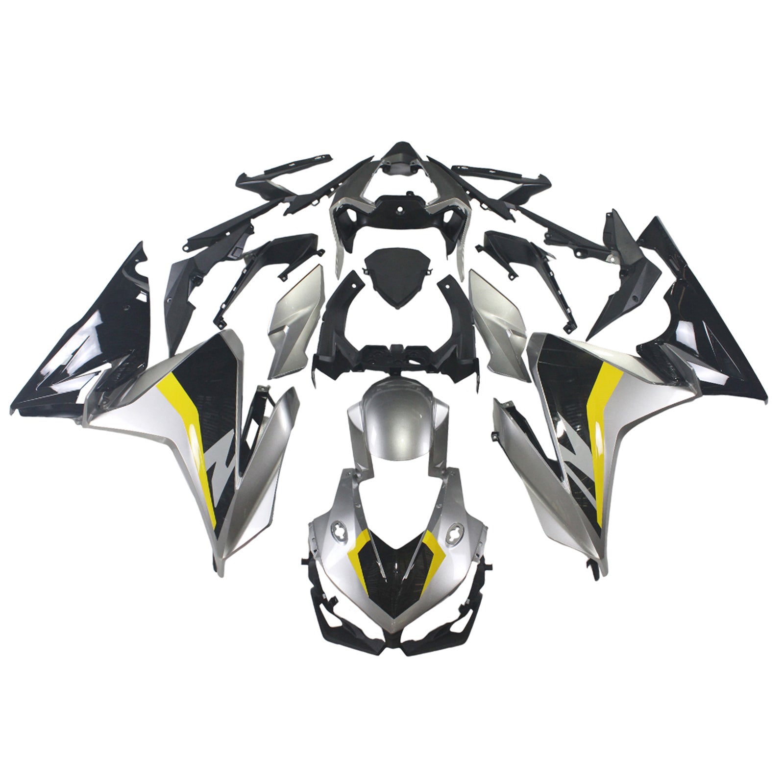 Amotopart 2022-2023 CBR500R Honda Black&Yellow Fairing Kit