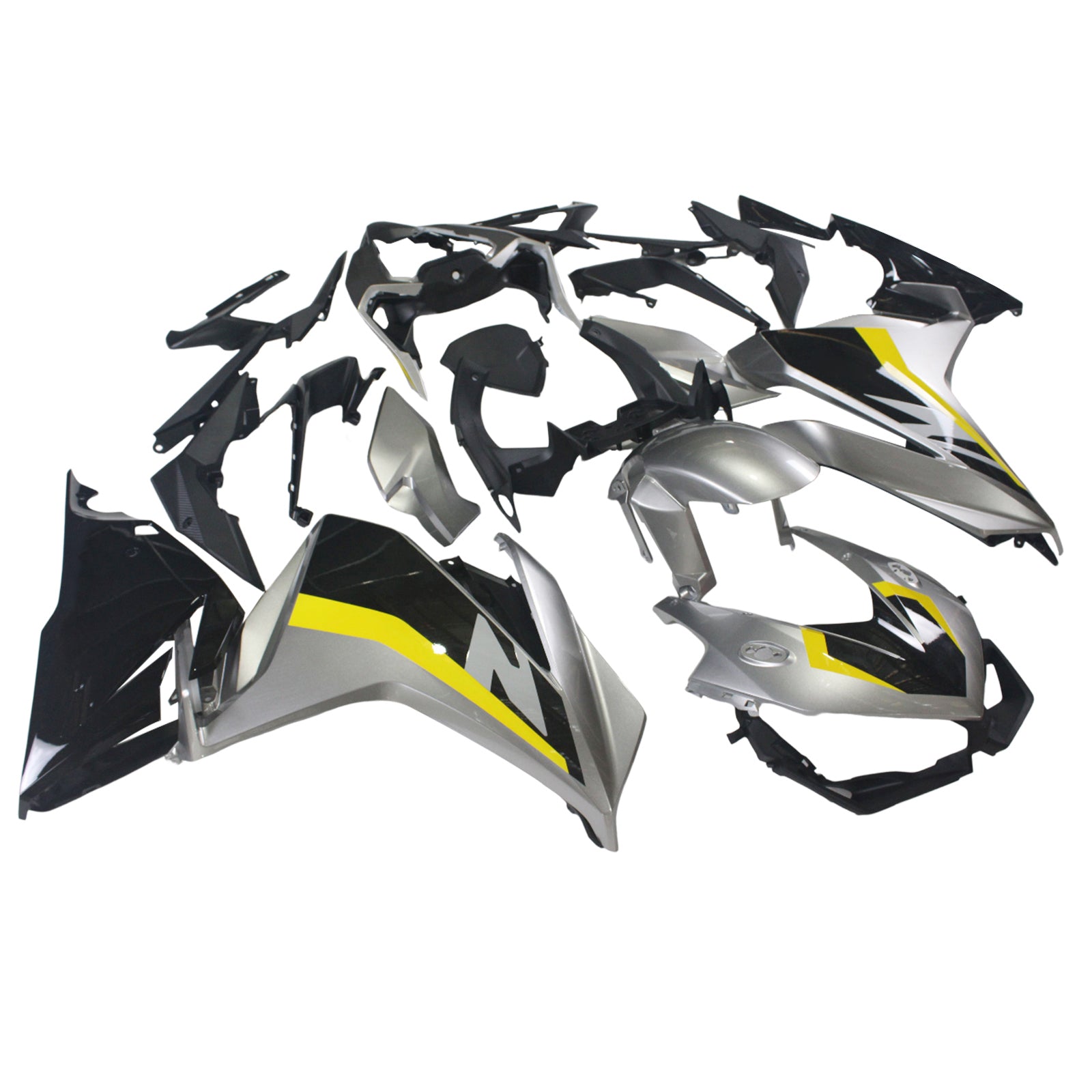 Amotopart 2022-2023 CBR500R Honda Black&Yellow Fairing Kit