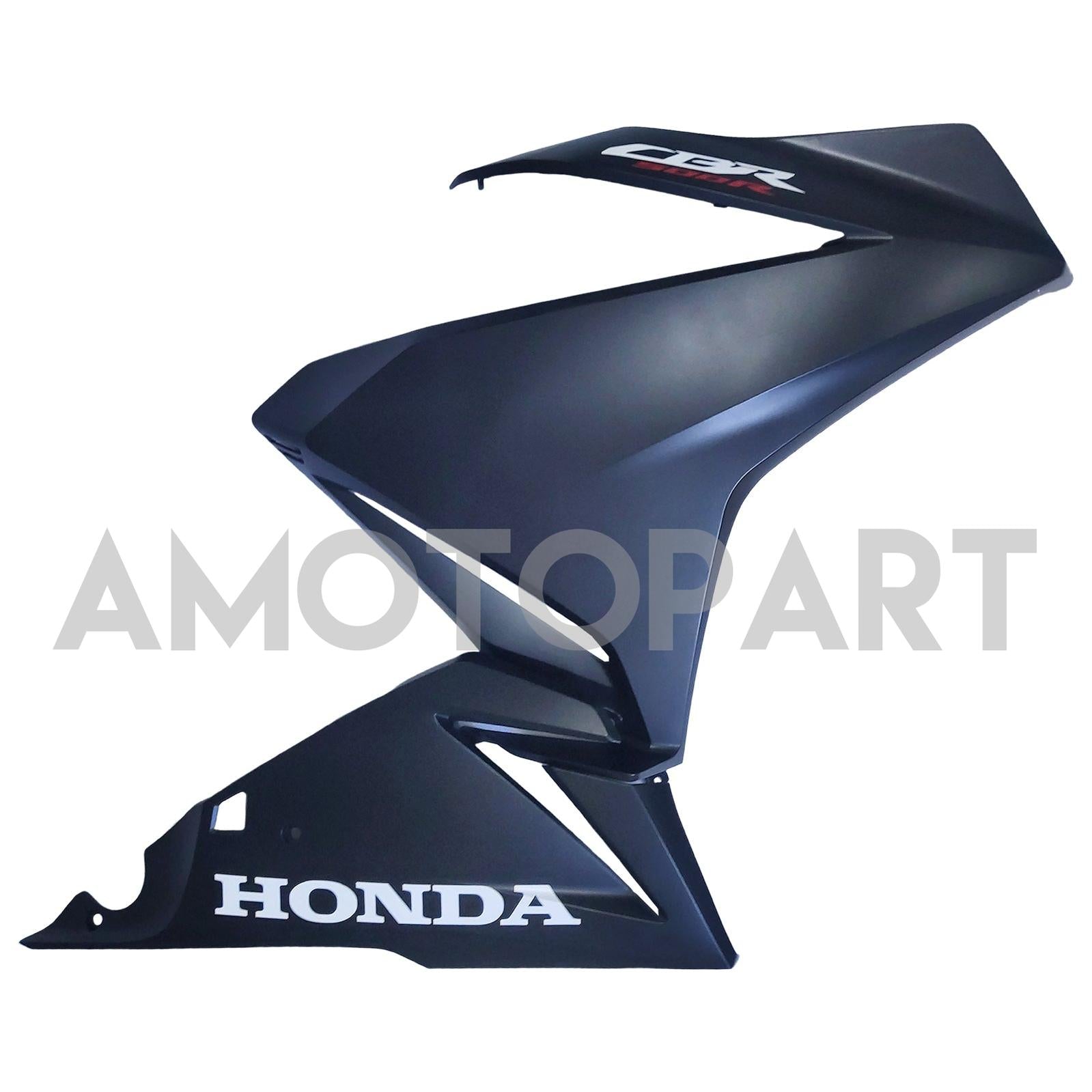 Amotopart 2022-2023 CBR500R Honda Black with Red Accents Fairing Kit