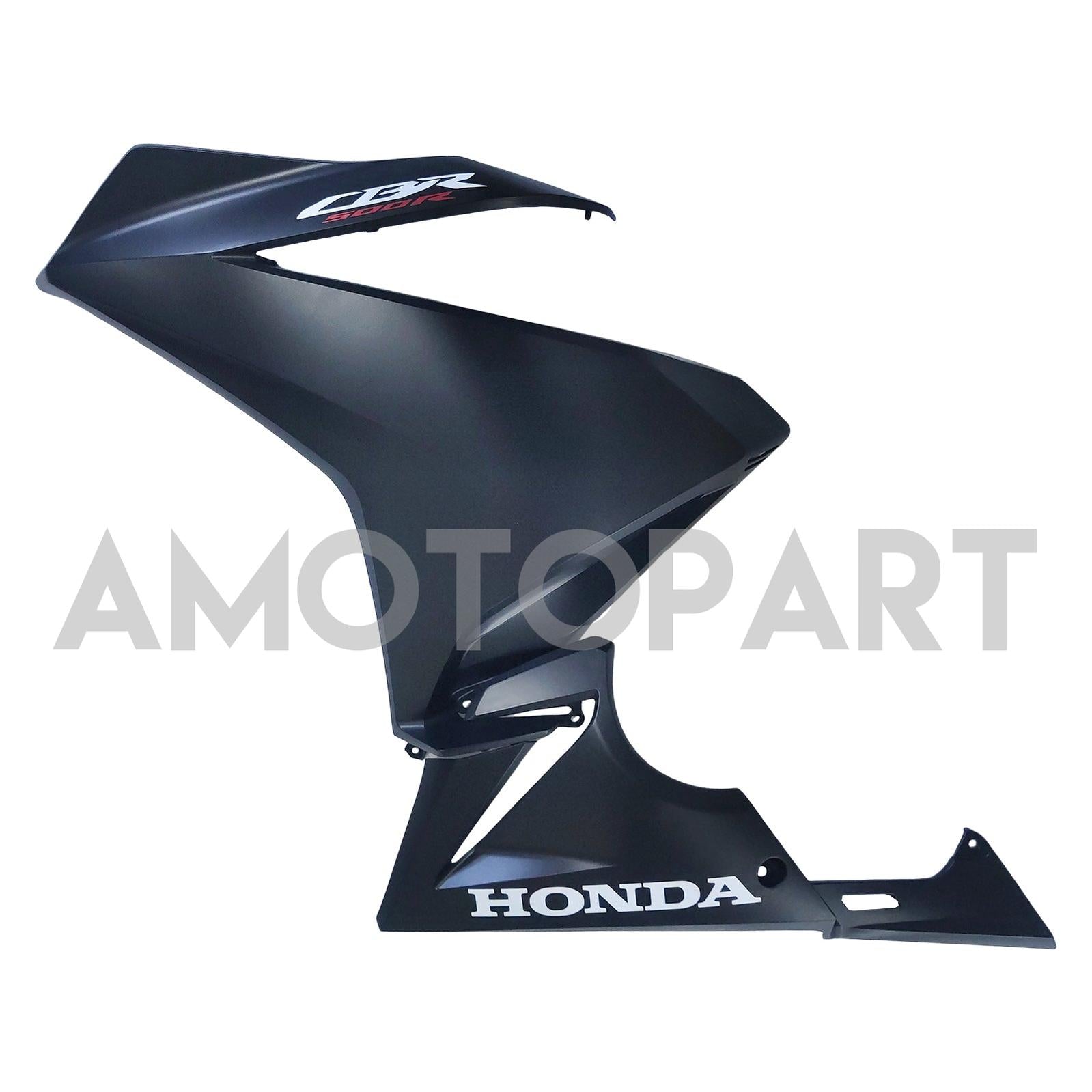 Amotopart 2022-2023 CBR500R Honda Black with Red Accents Fairing Kit