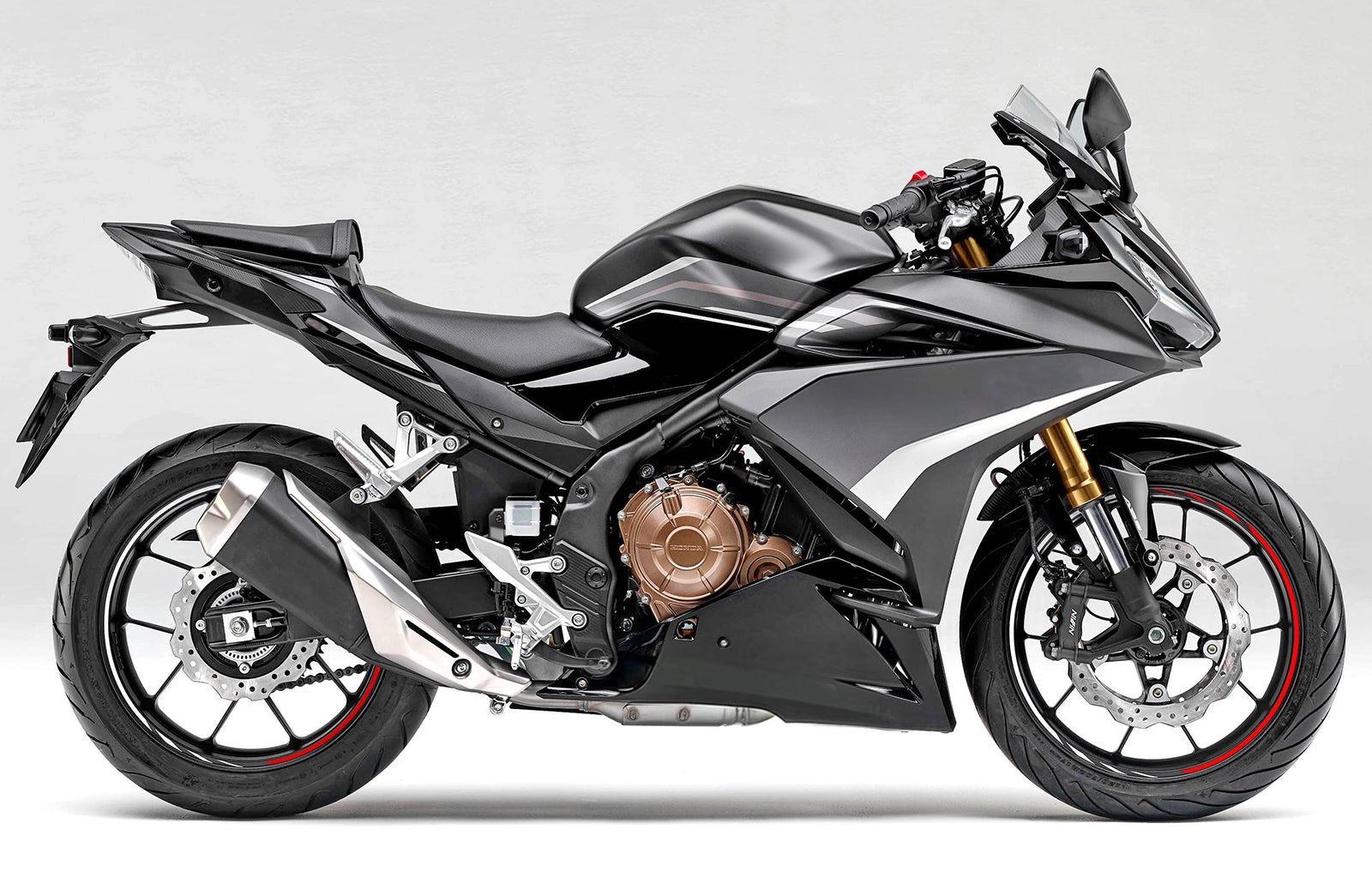 Amotopart 2022 CBR400R Honda Gray & Black Failing Kit