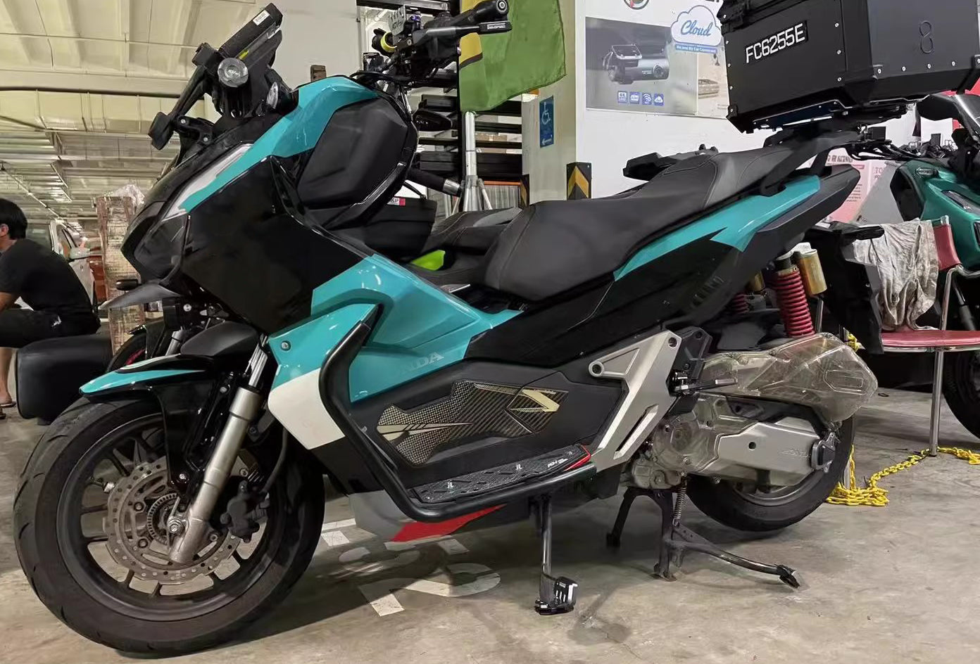 Amotopart 2018-2021 Honda ADV150 Black Blue Red Fairing Kit