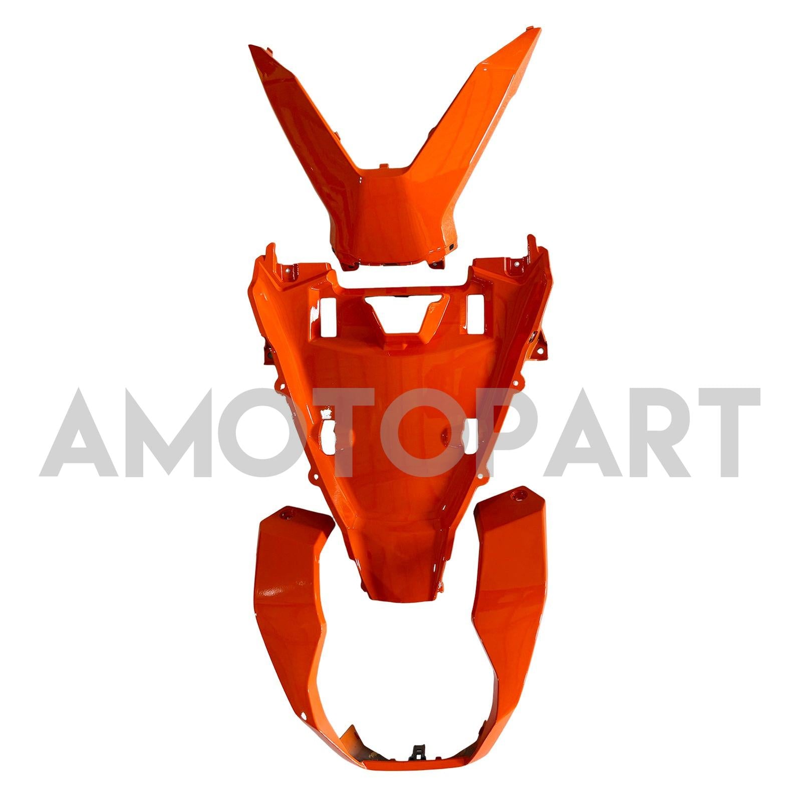 Amotopart 2022–2023 Honda ADV160 Schwarz Weiß Orange Verkleidungsset