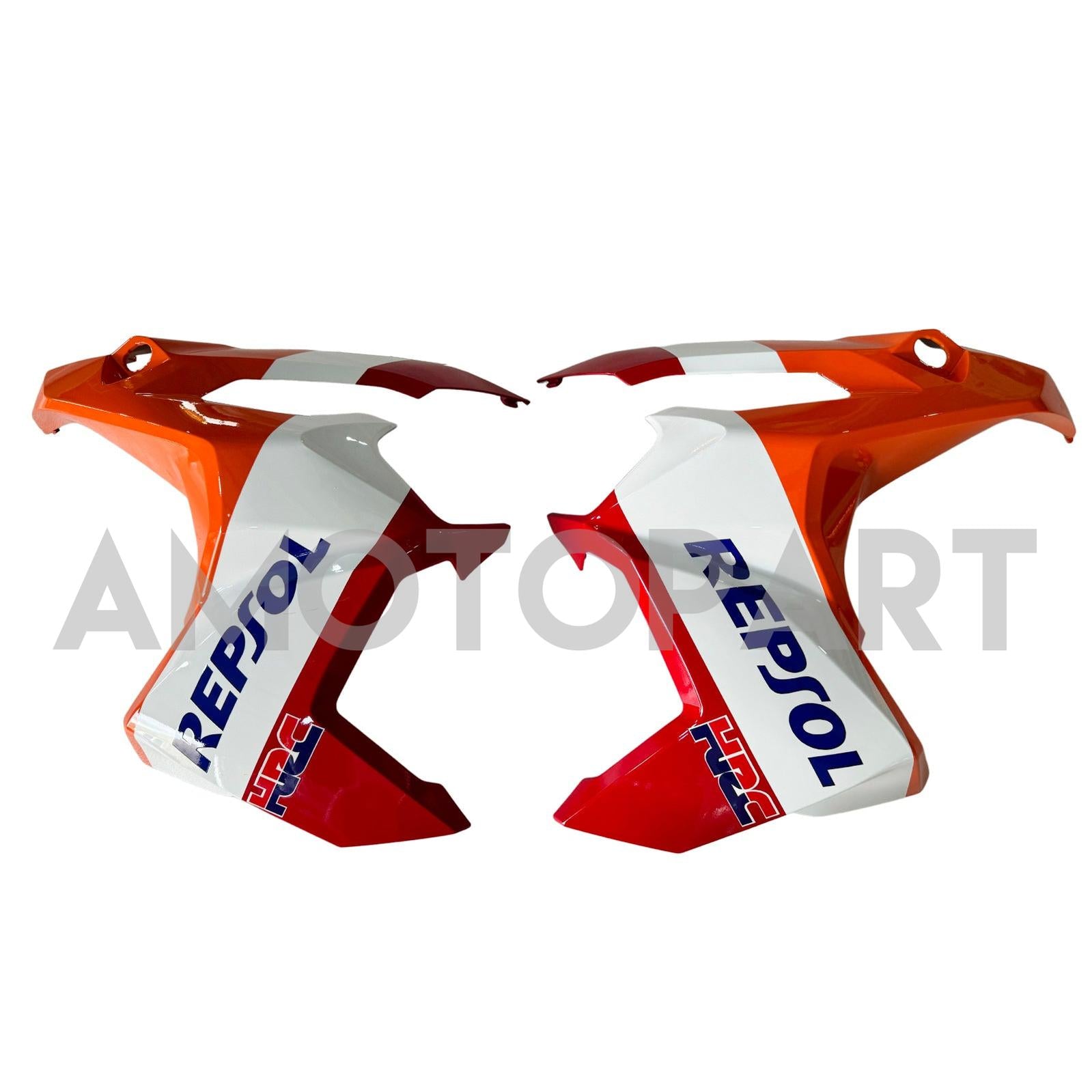 Amotopart 2022–2023 Honda ADV160 Schwarz Weiß Orange Verkleidungsset