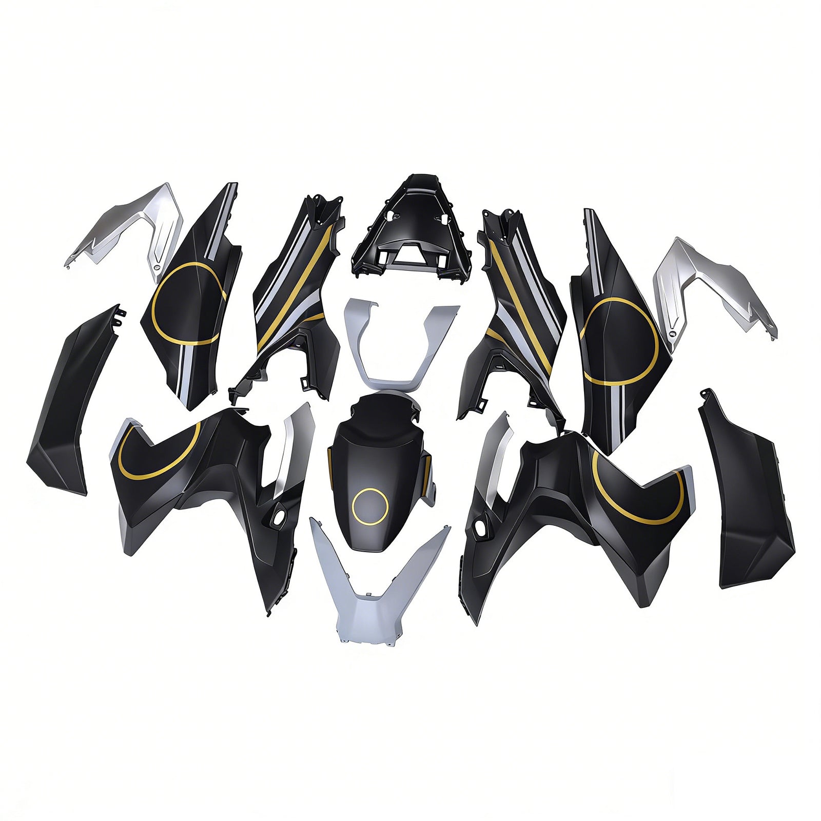 Amotopart 2022-2024 Honda Adv160 White Black Failing Kit