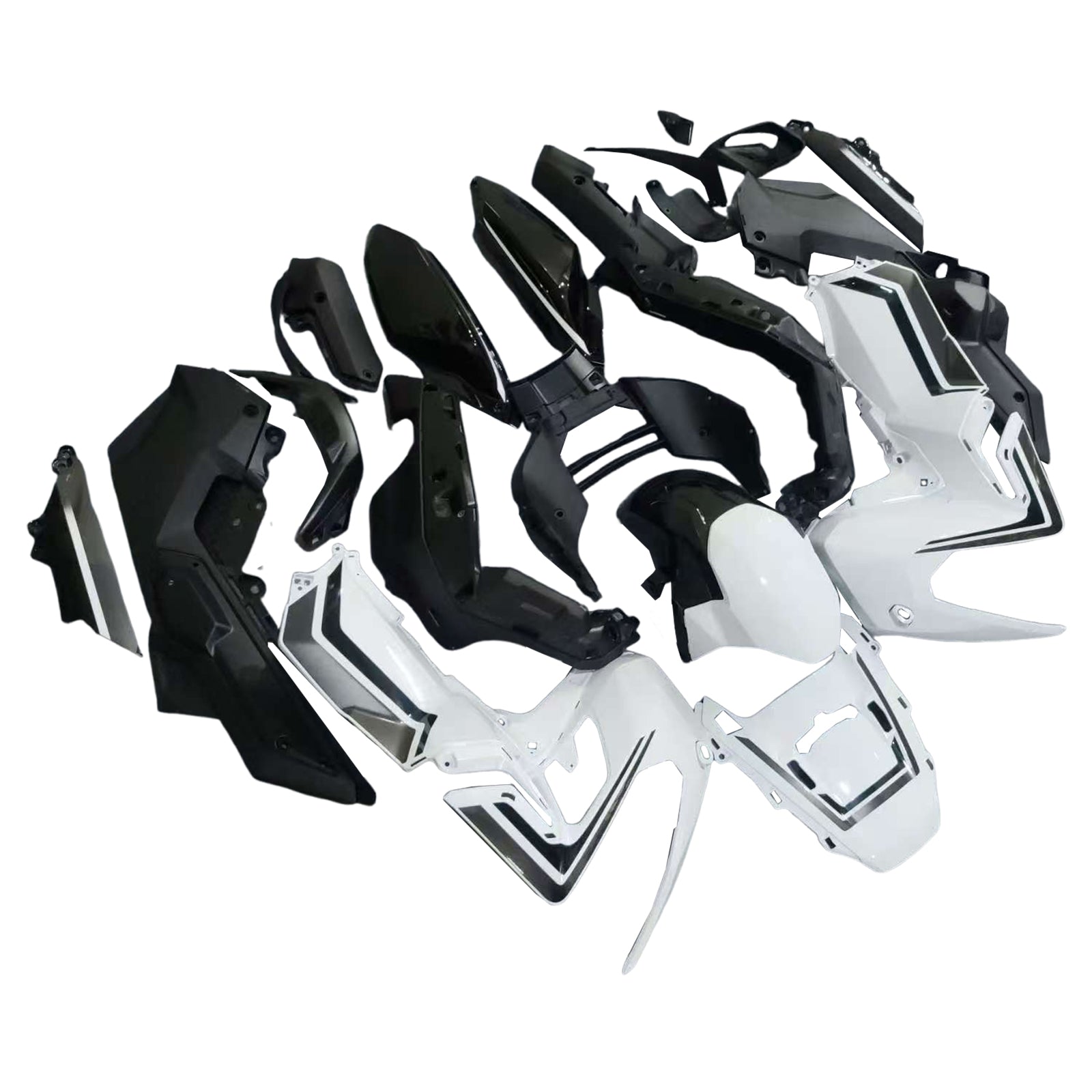 Amotopart 2017-2020 Honda XADV750 White Black Fairing Kit