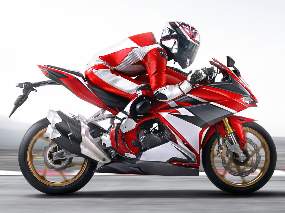 Amotopart 2017-2022 Honda CBR250RR Glossy Red Black White Fairing Kit