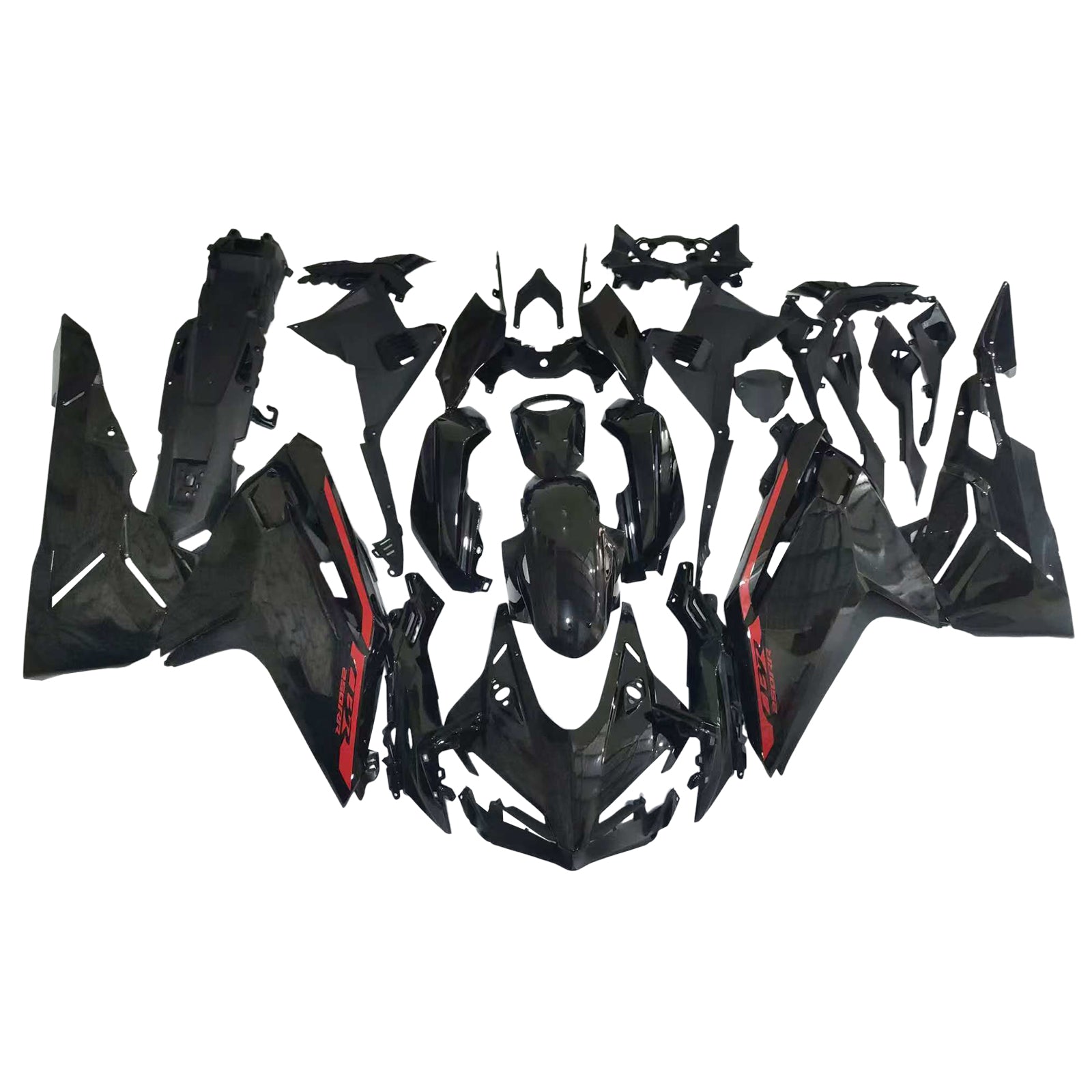 Amotopart 2023-2024 Honda CBR250RR Schwarzverkleidungskit